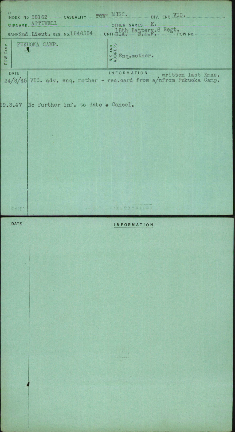 Attiwell, K, 1546554