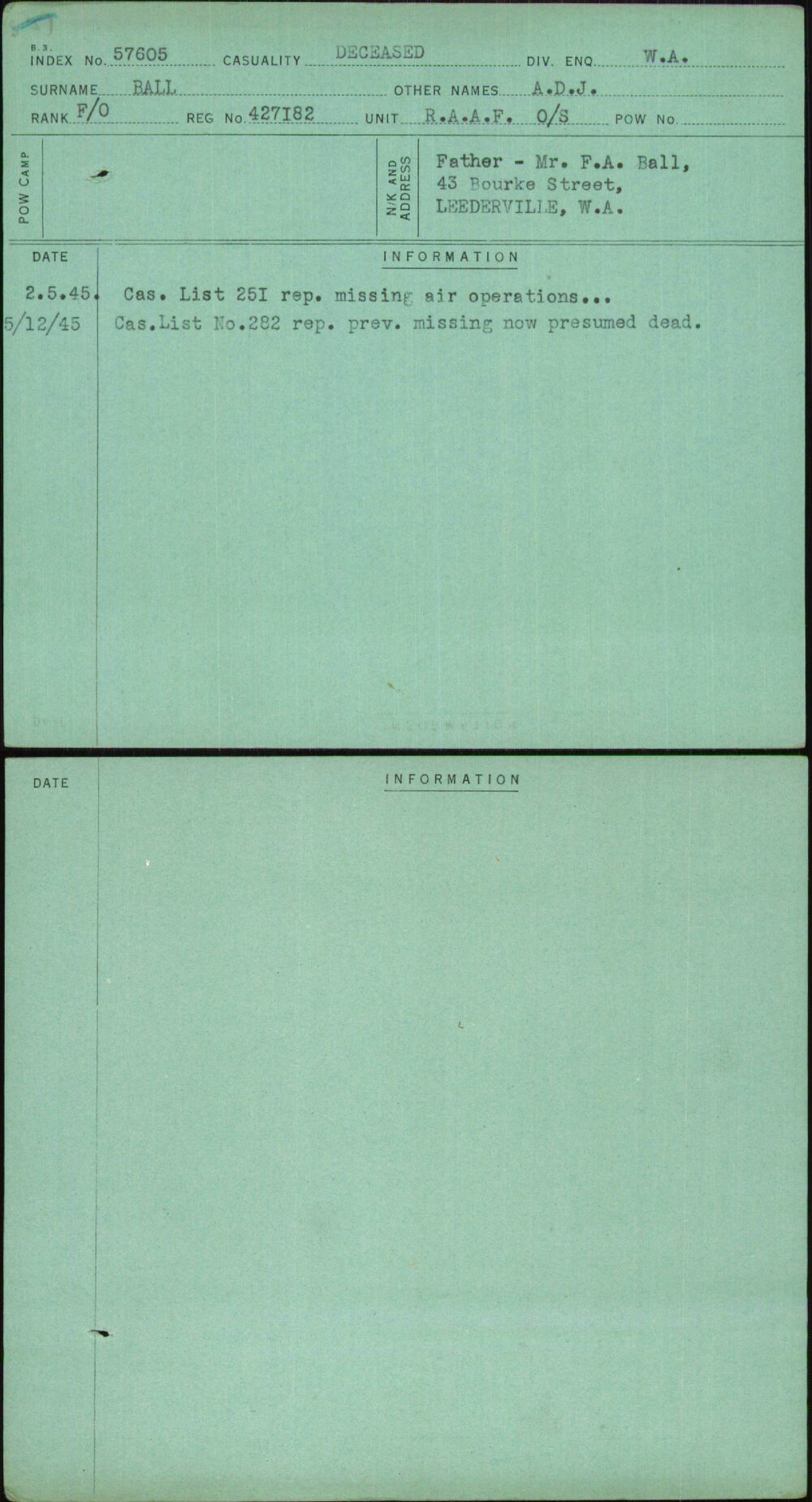 Ball, A D J, 427182