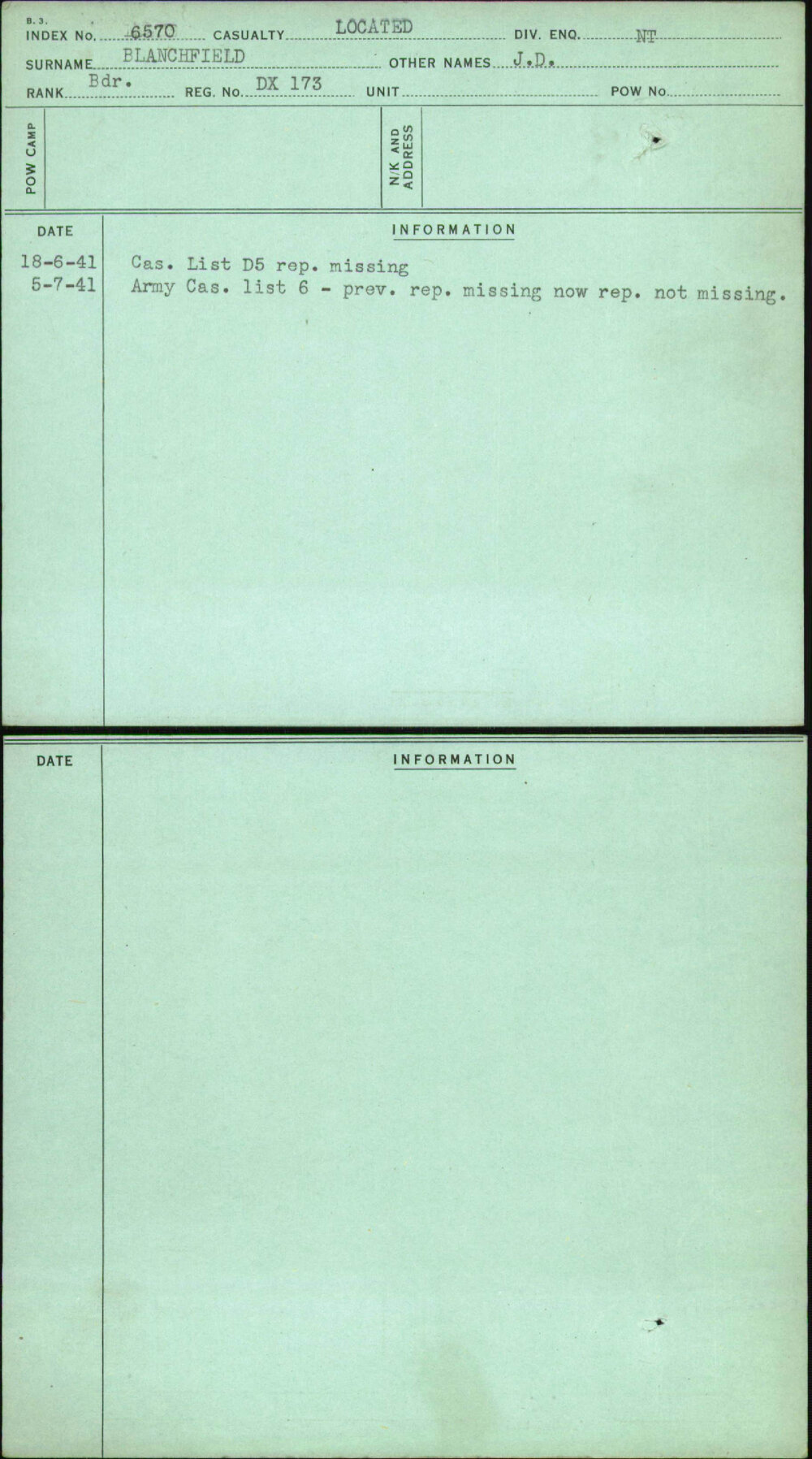 Blanchfield, J D, Dx173