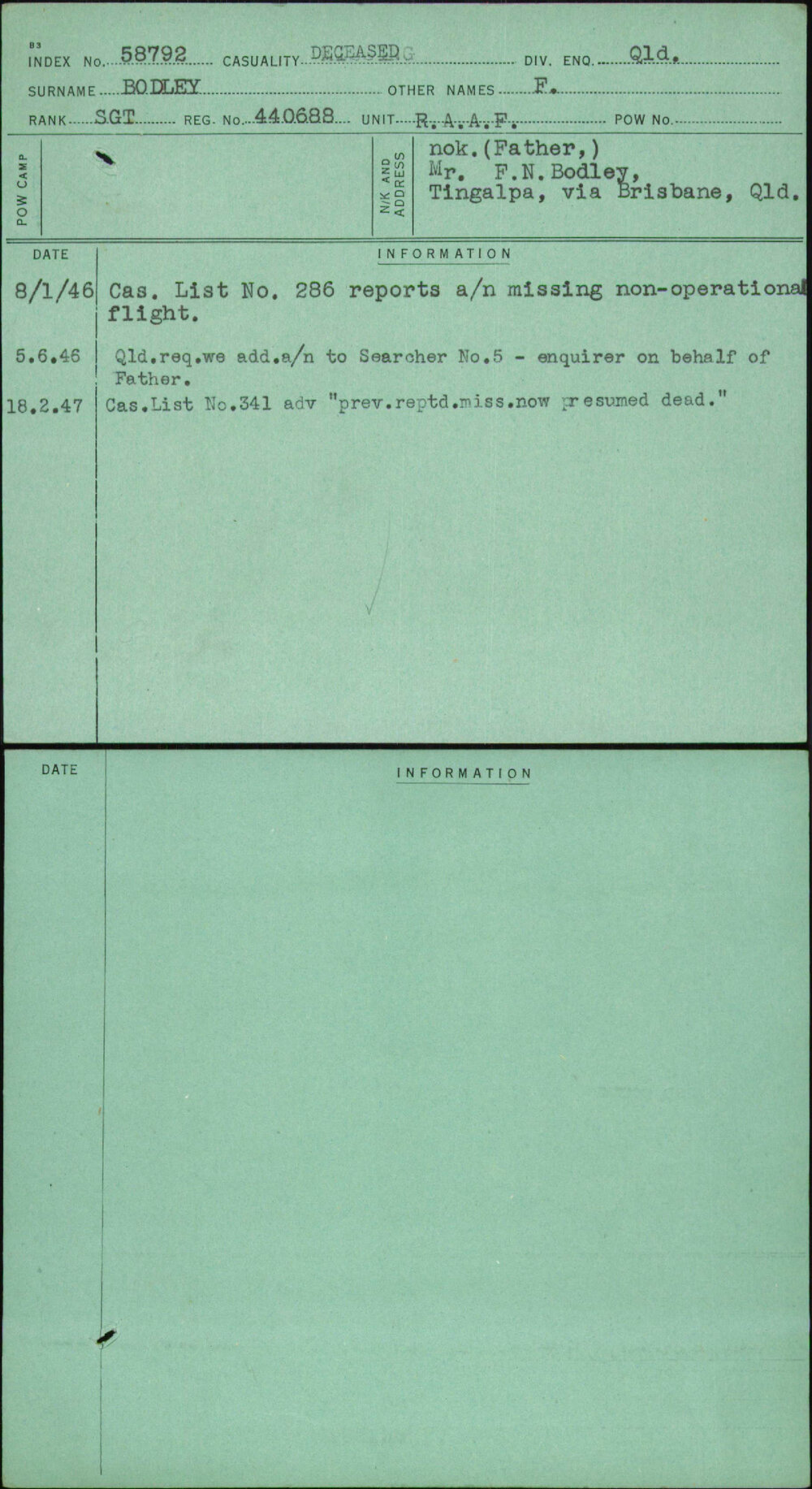 Bodley, F, 440688
