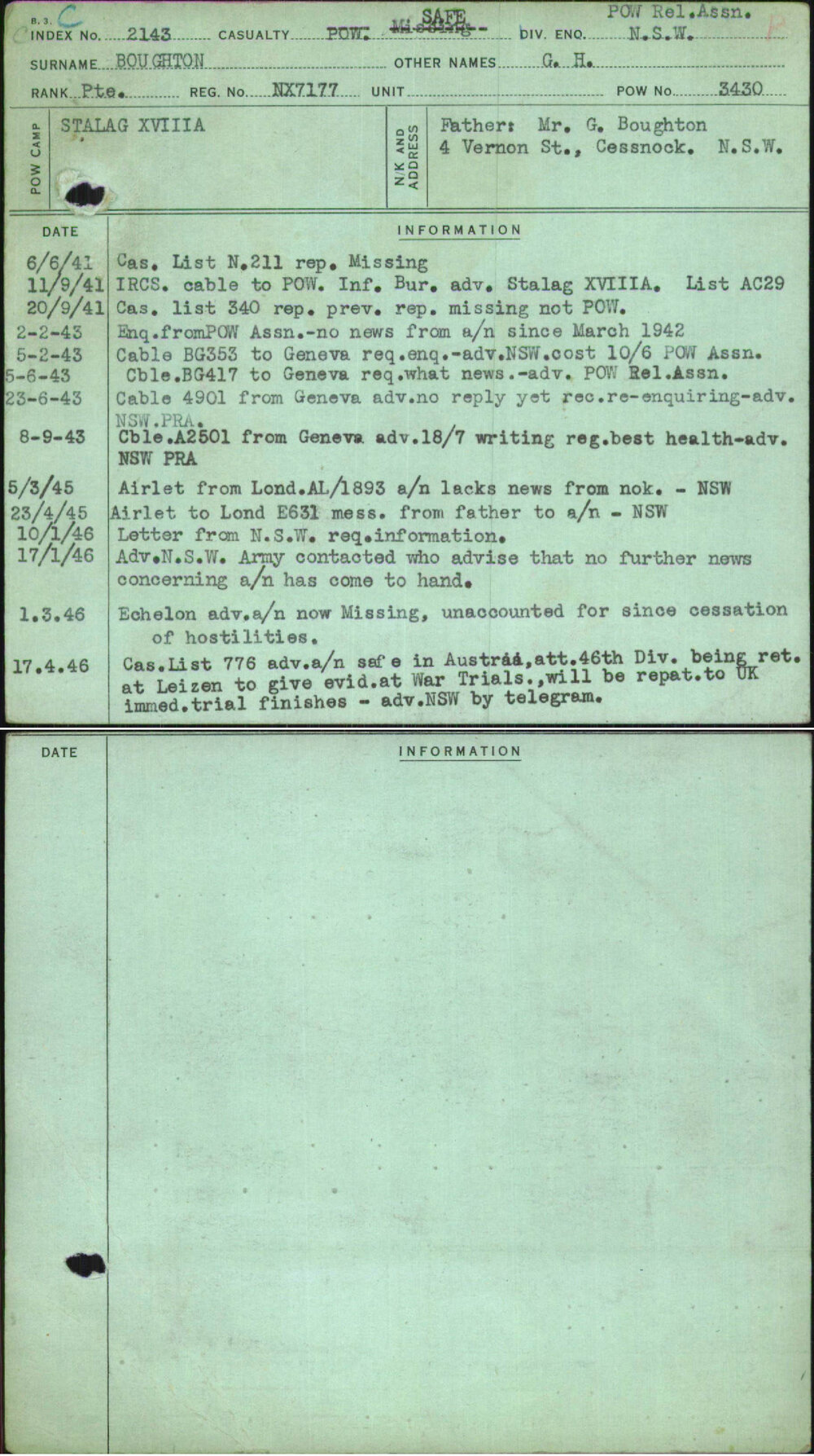 Boughton, G H, NX7177