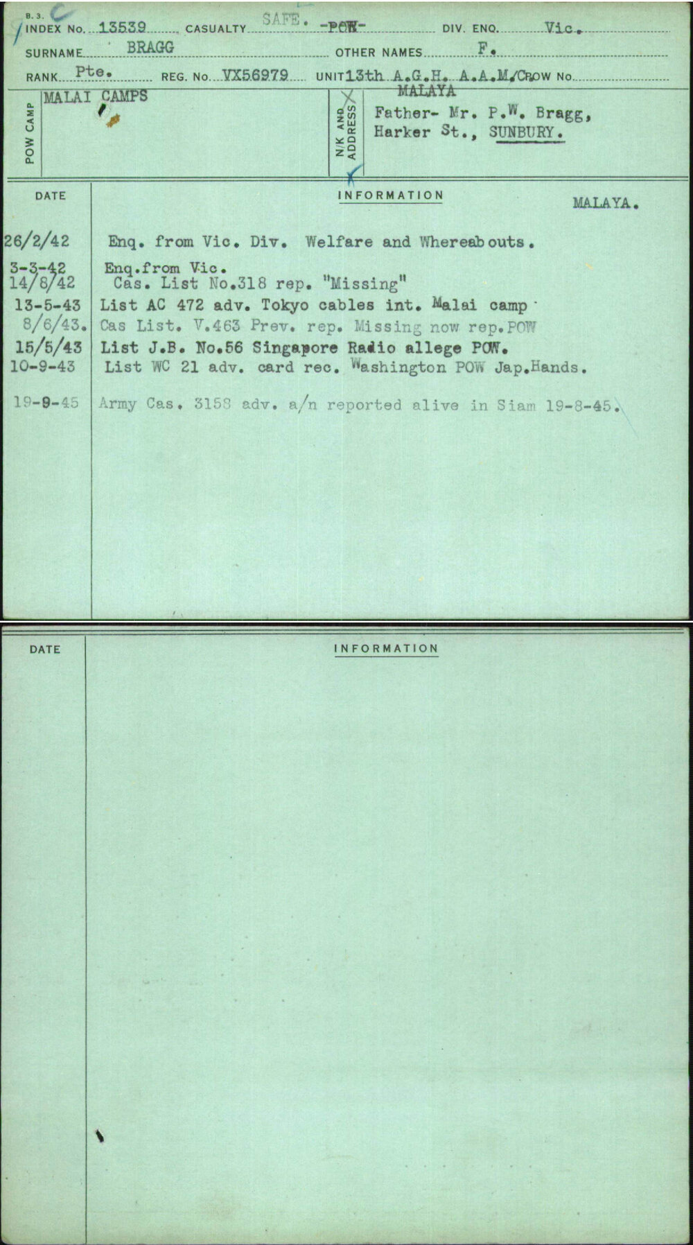 Bragg, F, VX56979