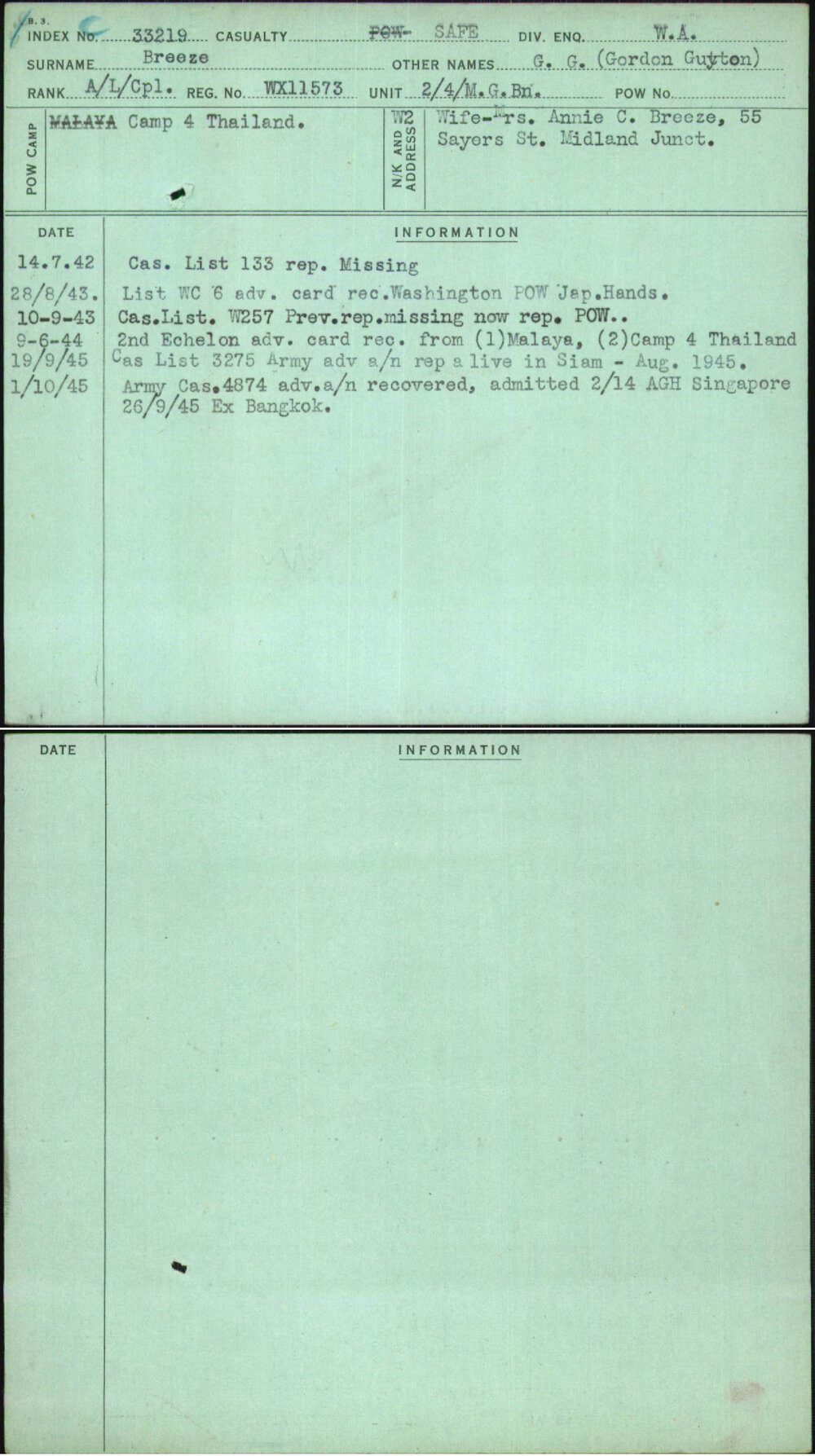 Breeze, G G (Gordon Guyton), WX11573