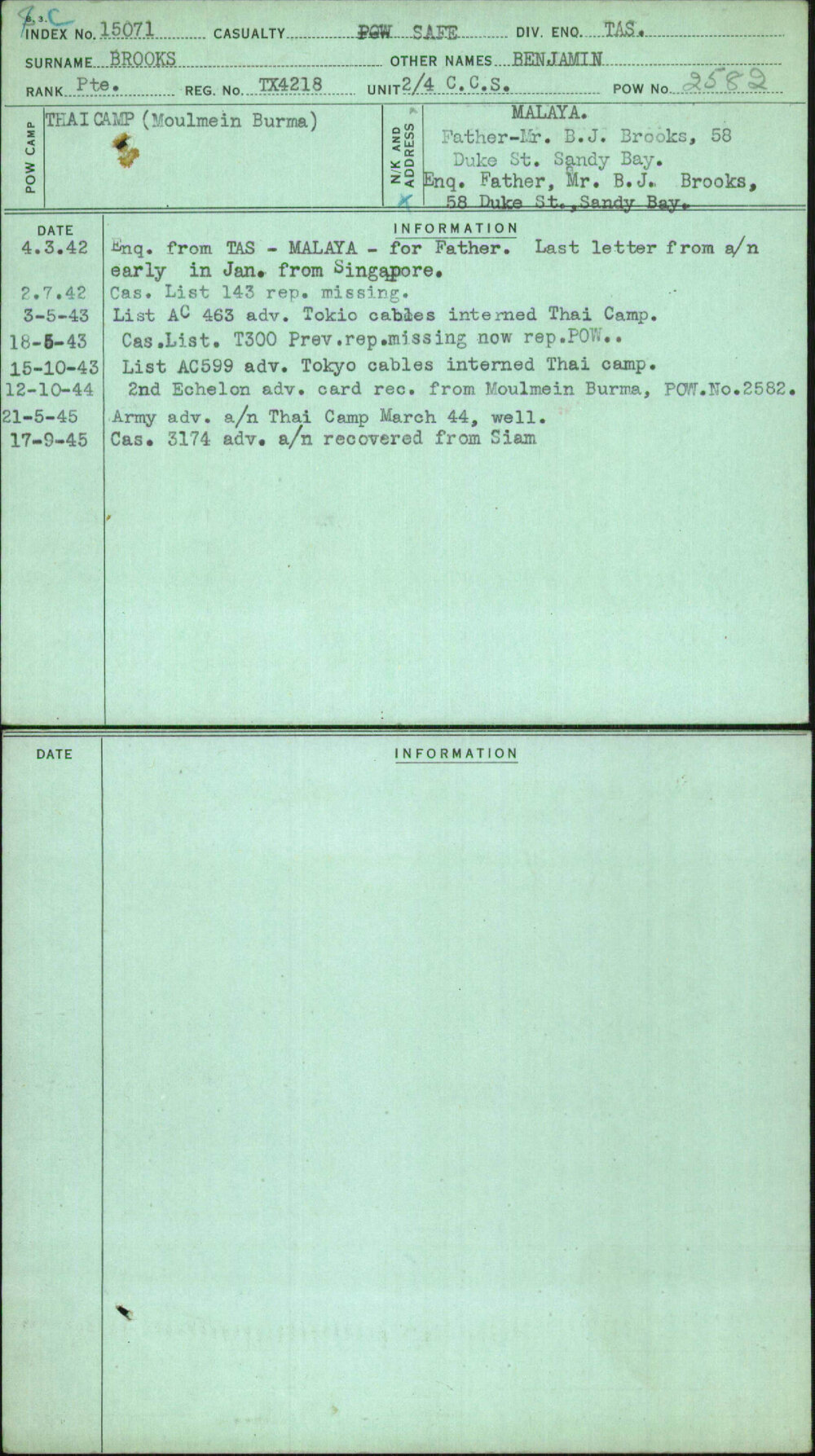 Brooks, Benjamin, TX4218