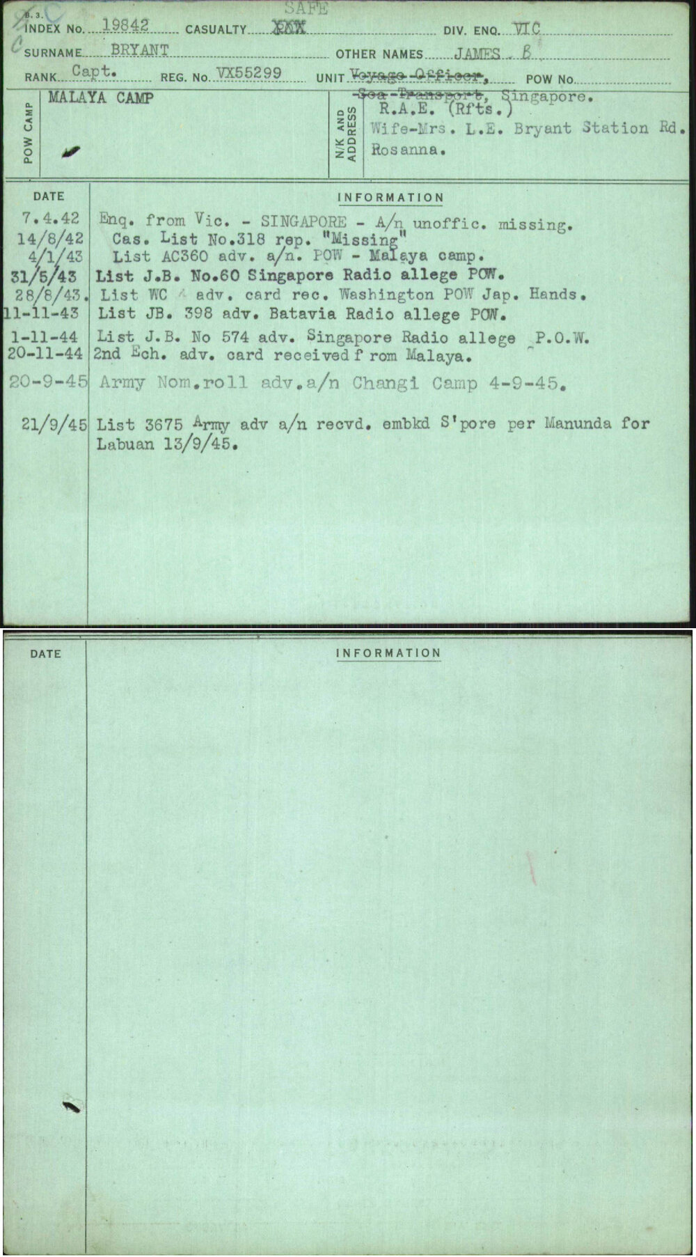 Bryant, James B, VX55299