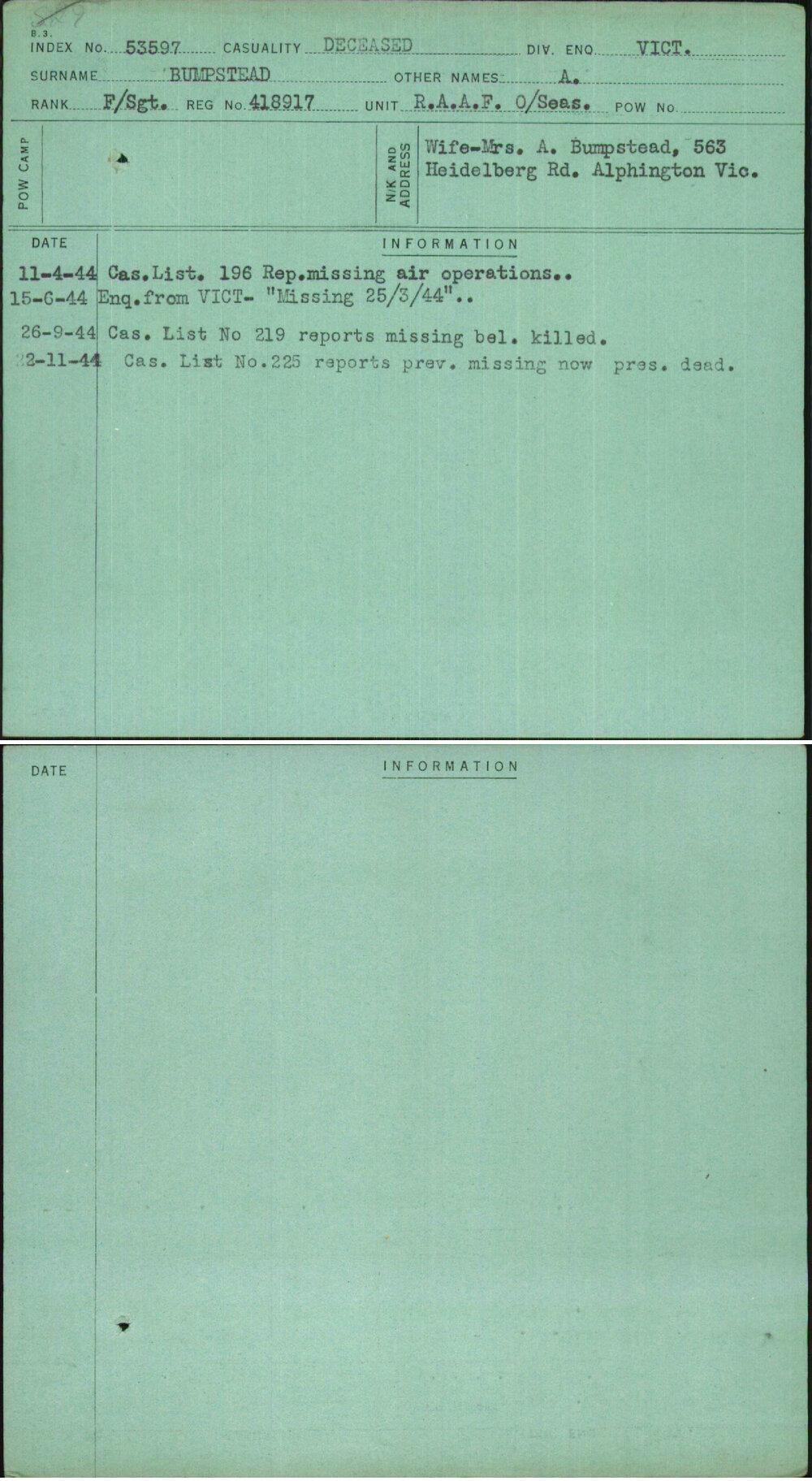 Bumpstead, A, 418917