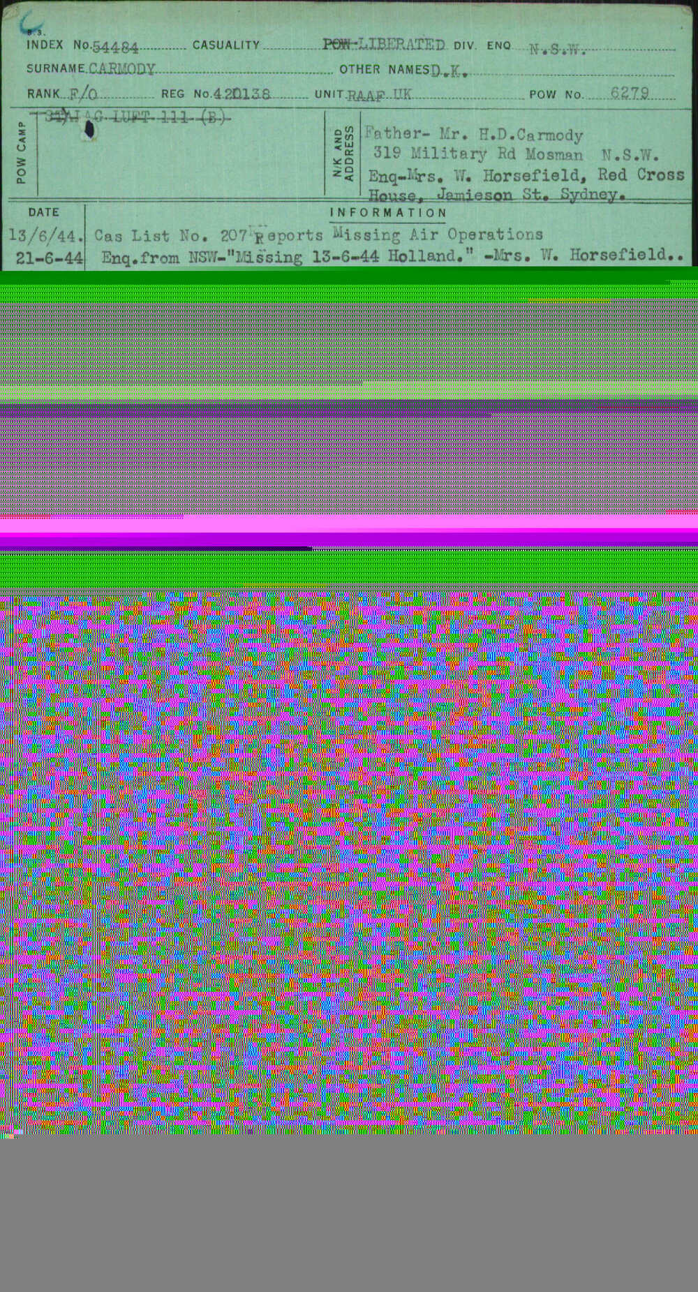 Carmody, D K, 420138