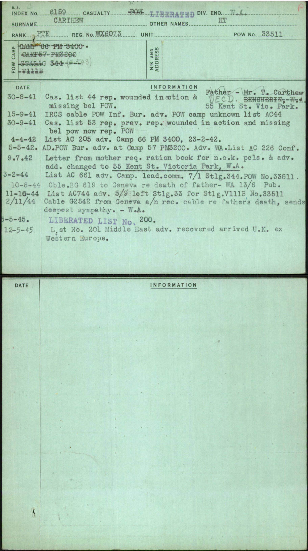 Carthew, Ht, WX6073