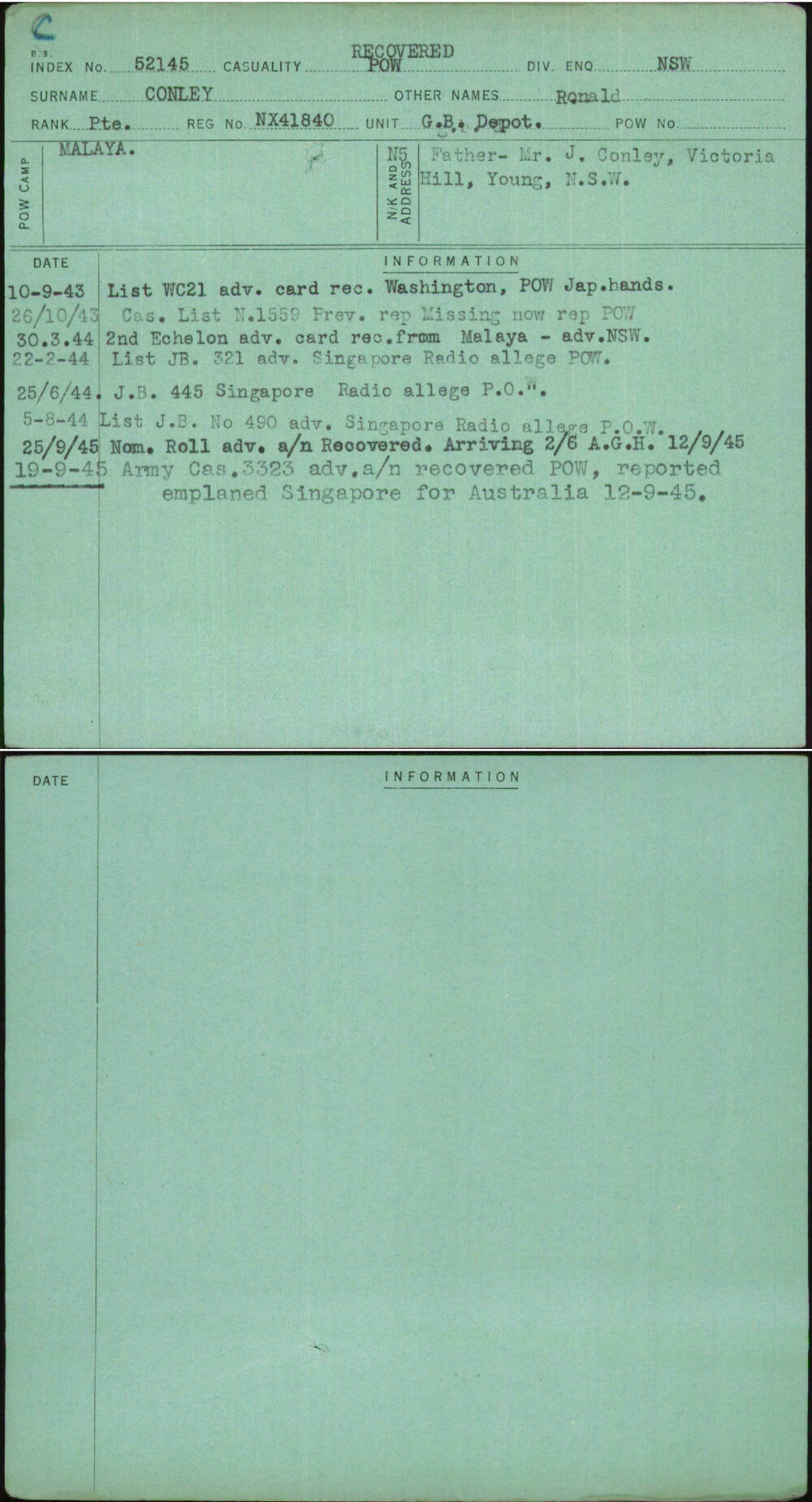 Conley, Ronald, NX41840