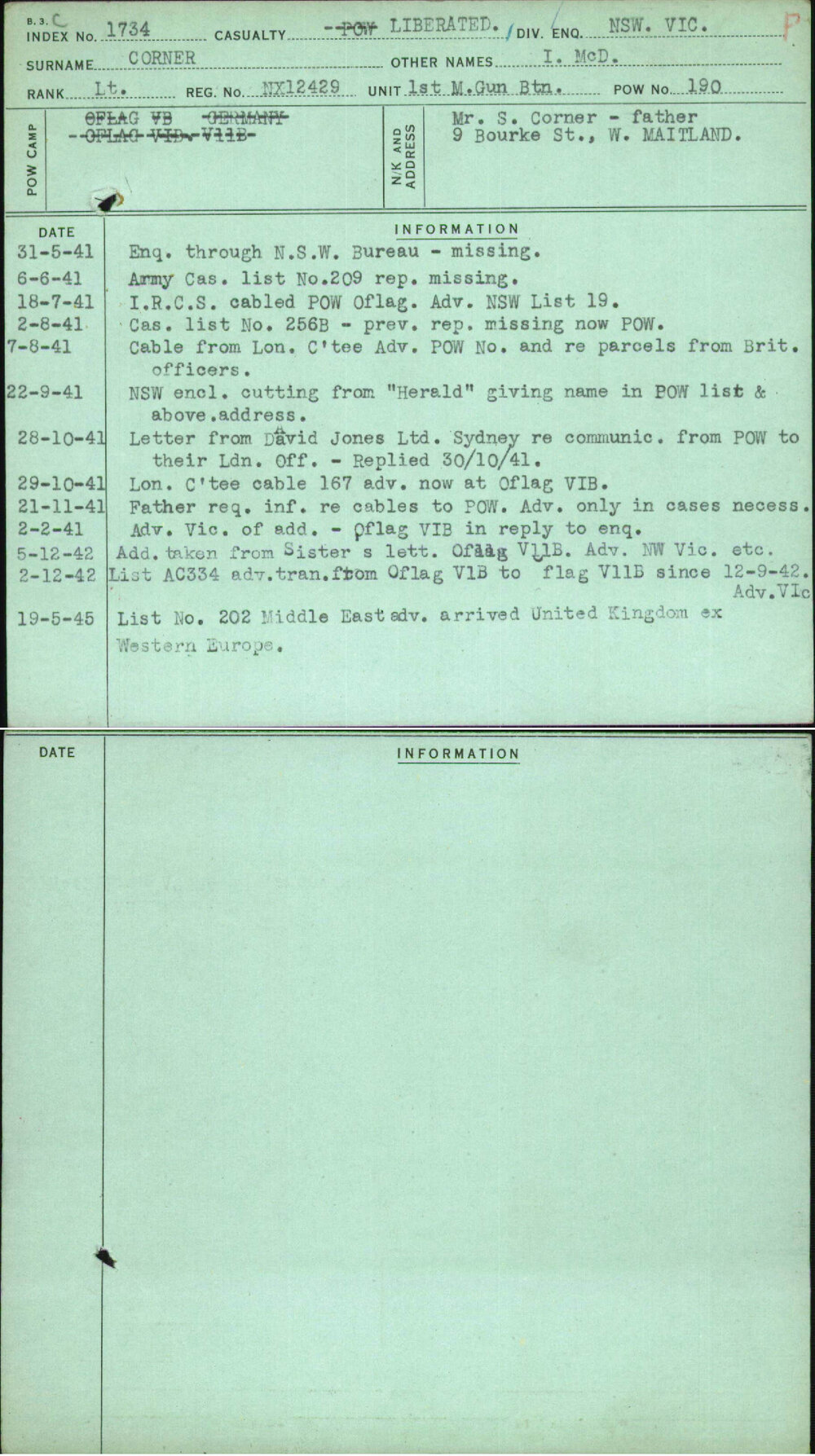 Corner, I Mcd, NX12429