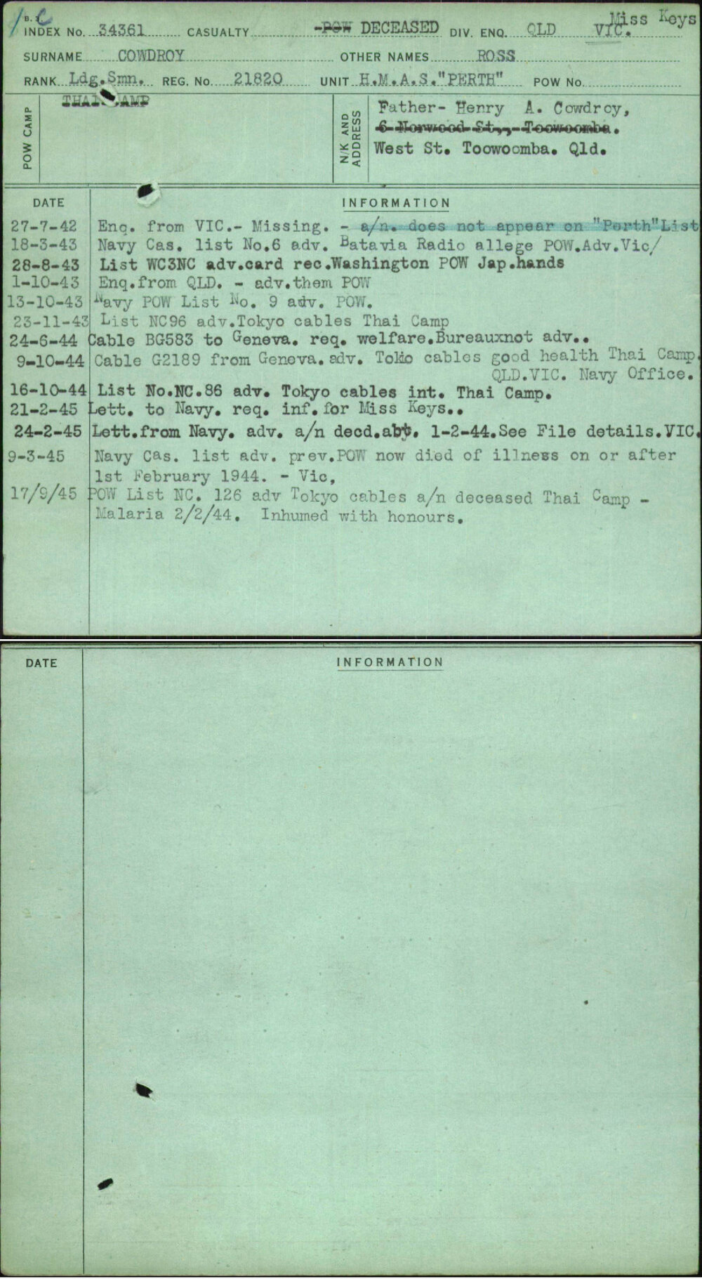 Cowdroy, Ross, 21820