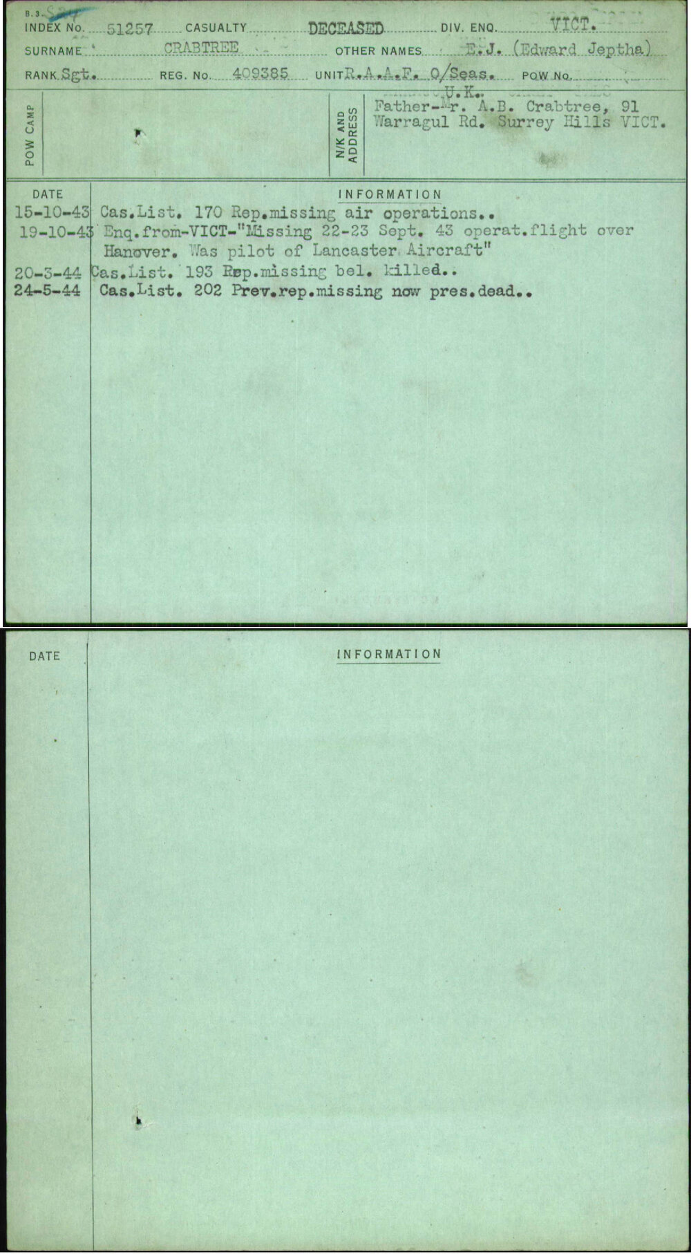 Crabtree, E J (Edward Jeptha), 409385