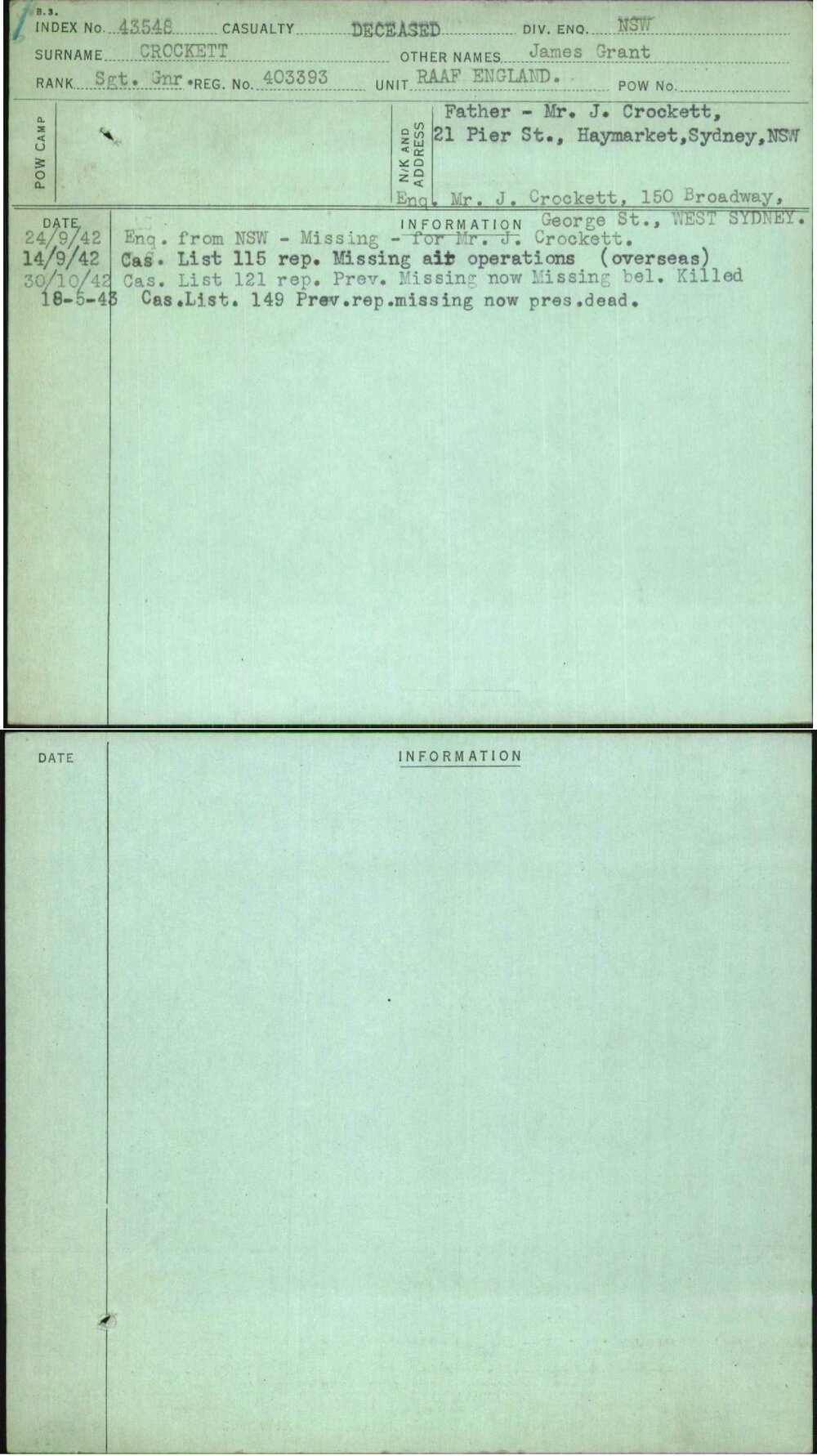 Crockett, James Grant, 403393