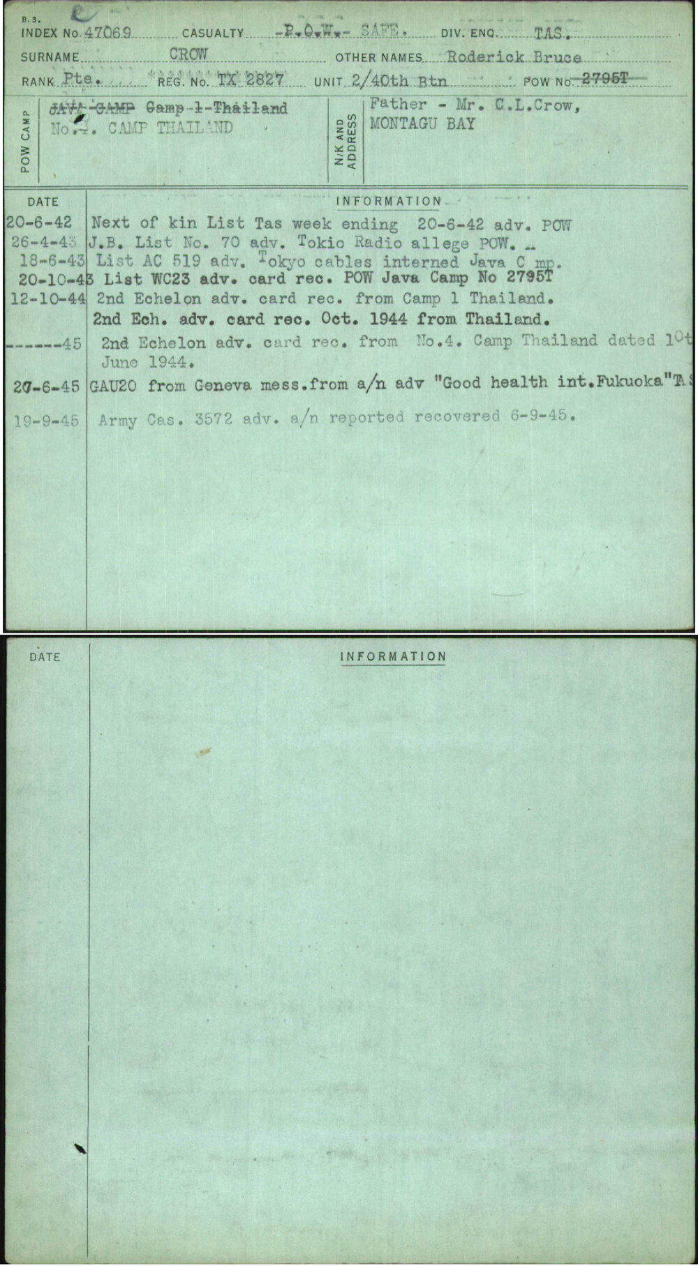 Crow, Roderick Bruce, TX2827