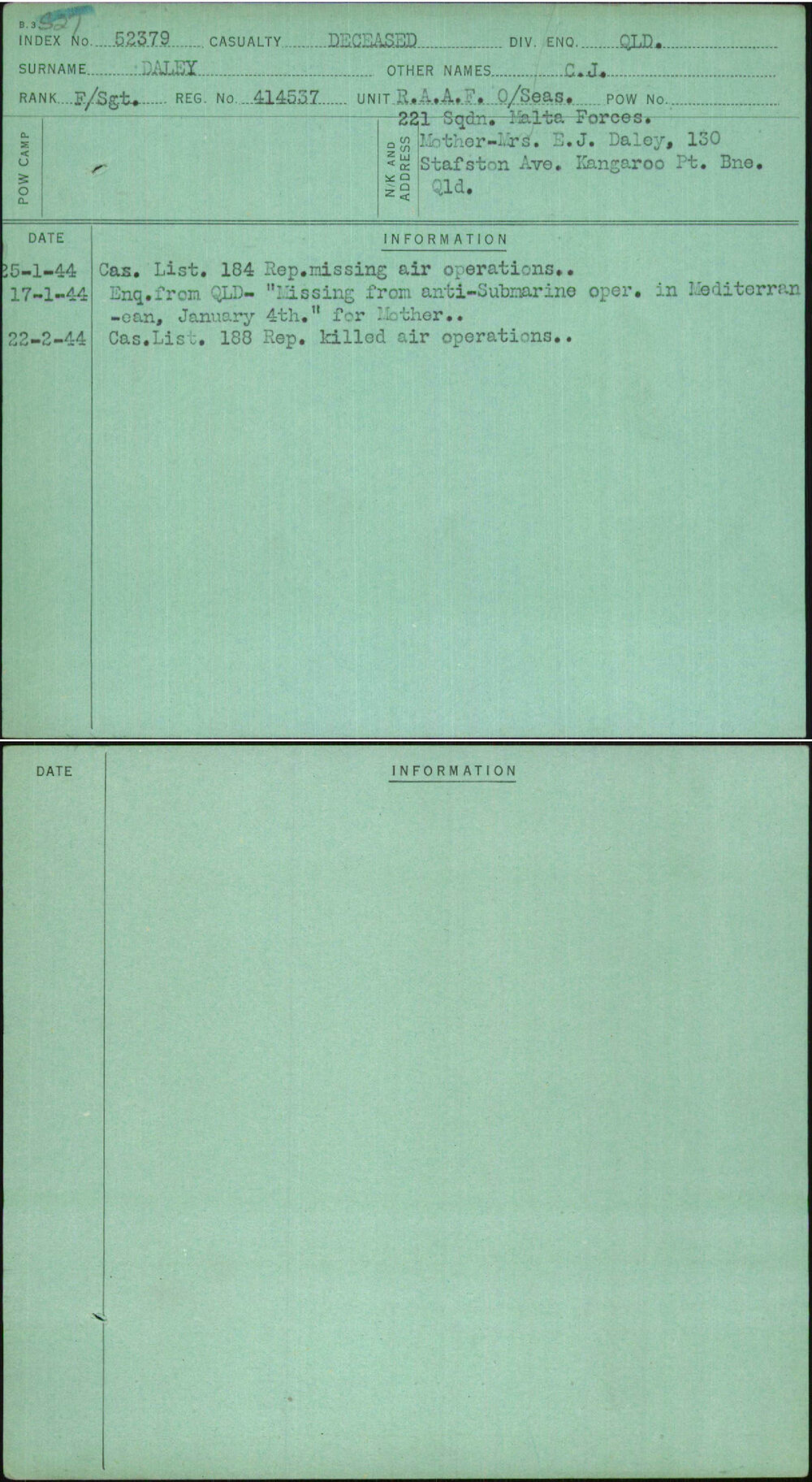 Daley, C J, 414537