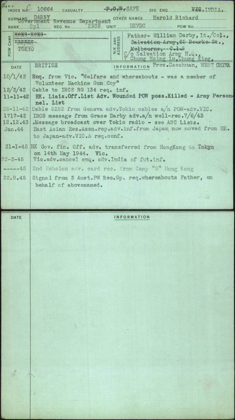 Darby, Harold Richard, 2939