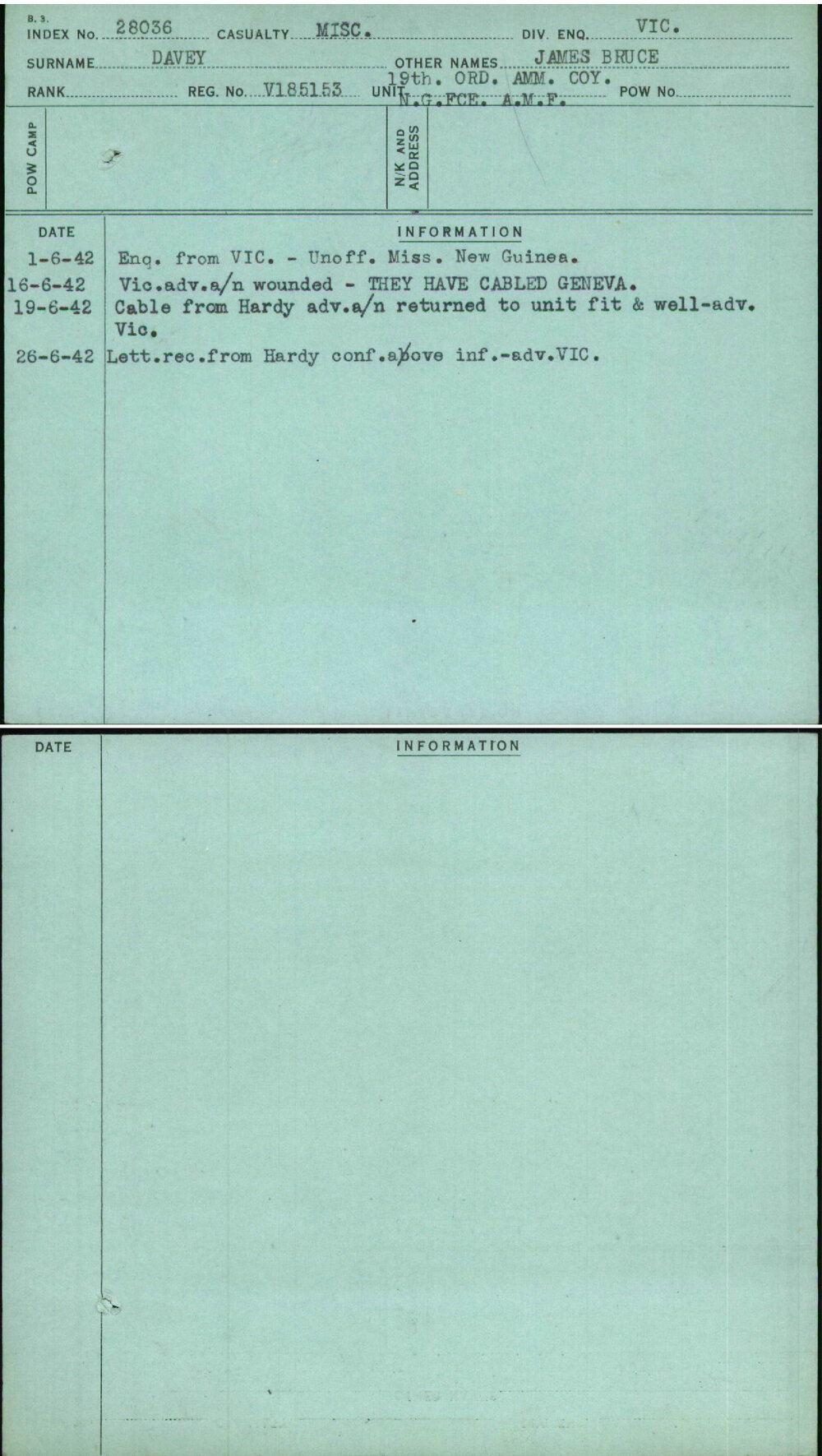 Davey, James Bruce, V185153