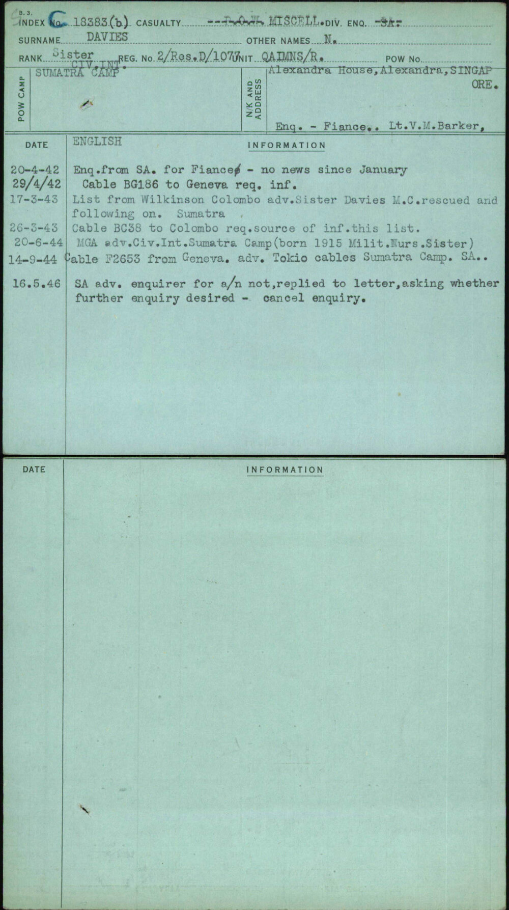 Davies, N, 2-Resd-1077