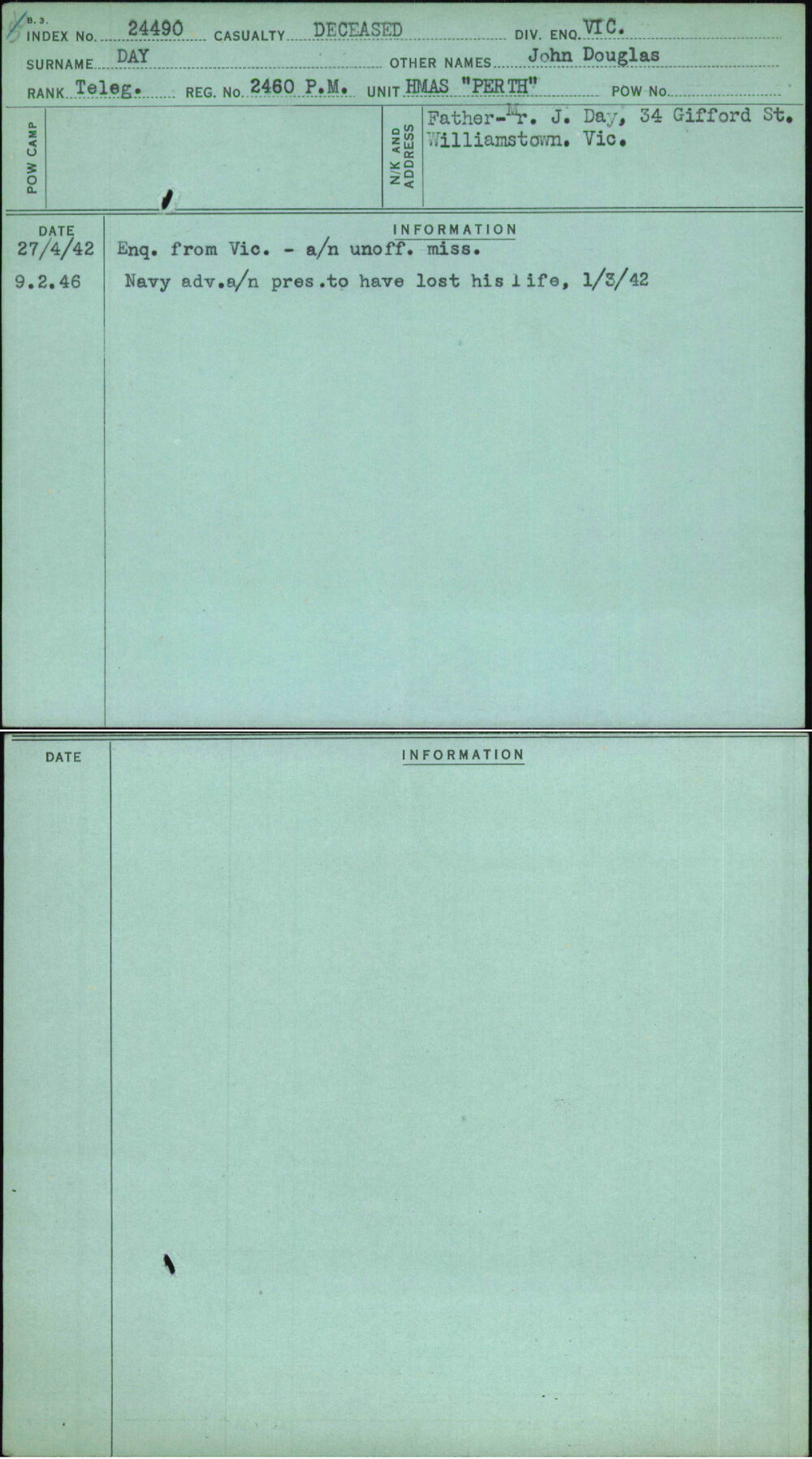 Day, John Douglas, 2460Pm