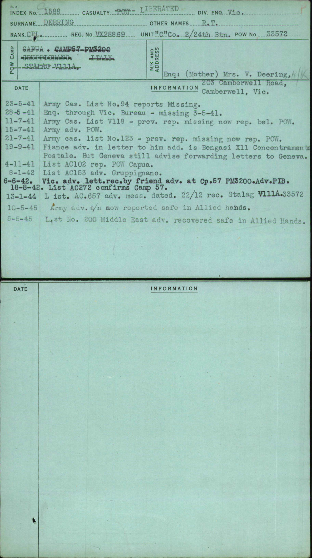 Deering, R T, VX28869