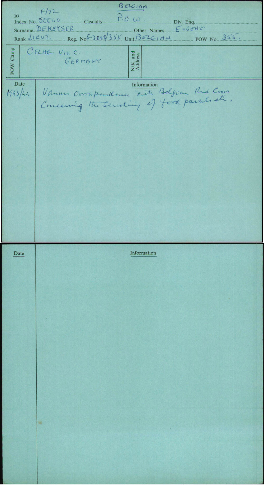 Dekeyser, Eugene, G3888-355