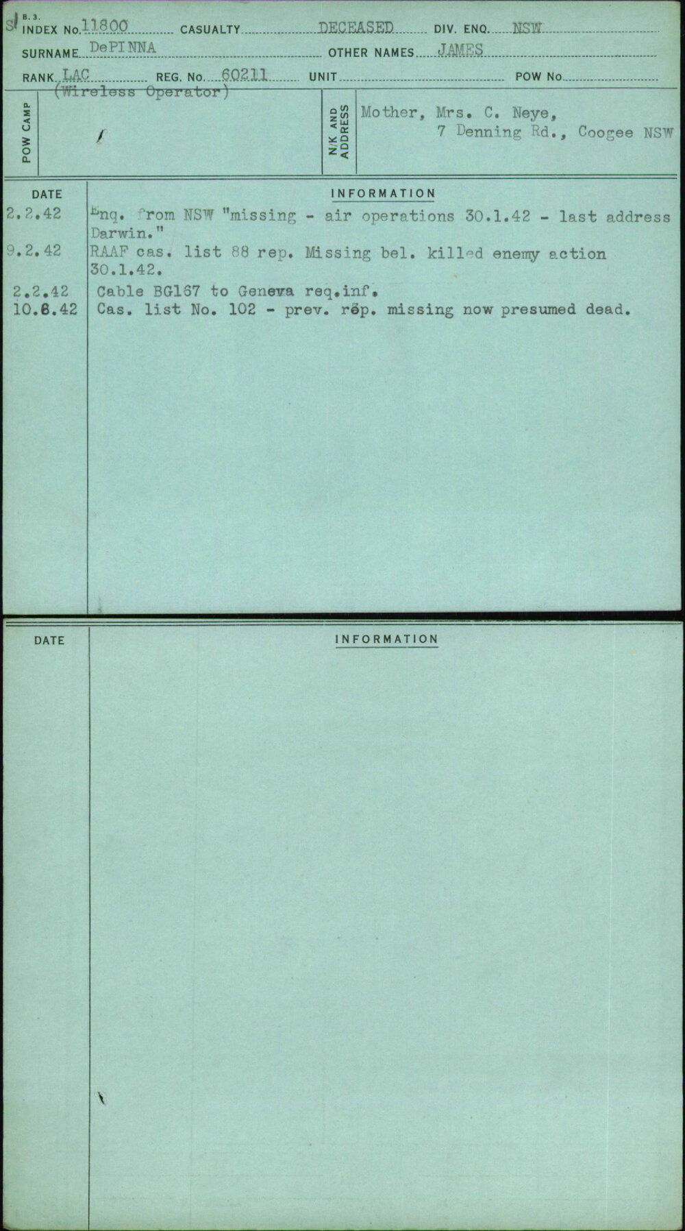 Depinna, James, 60211