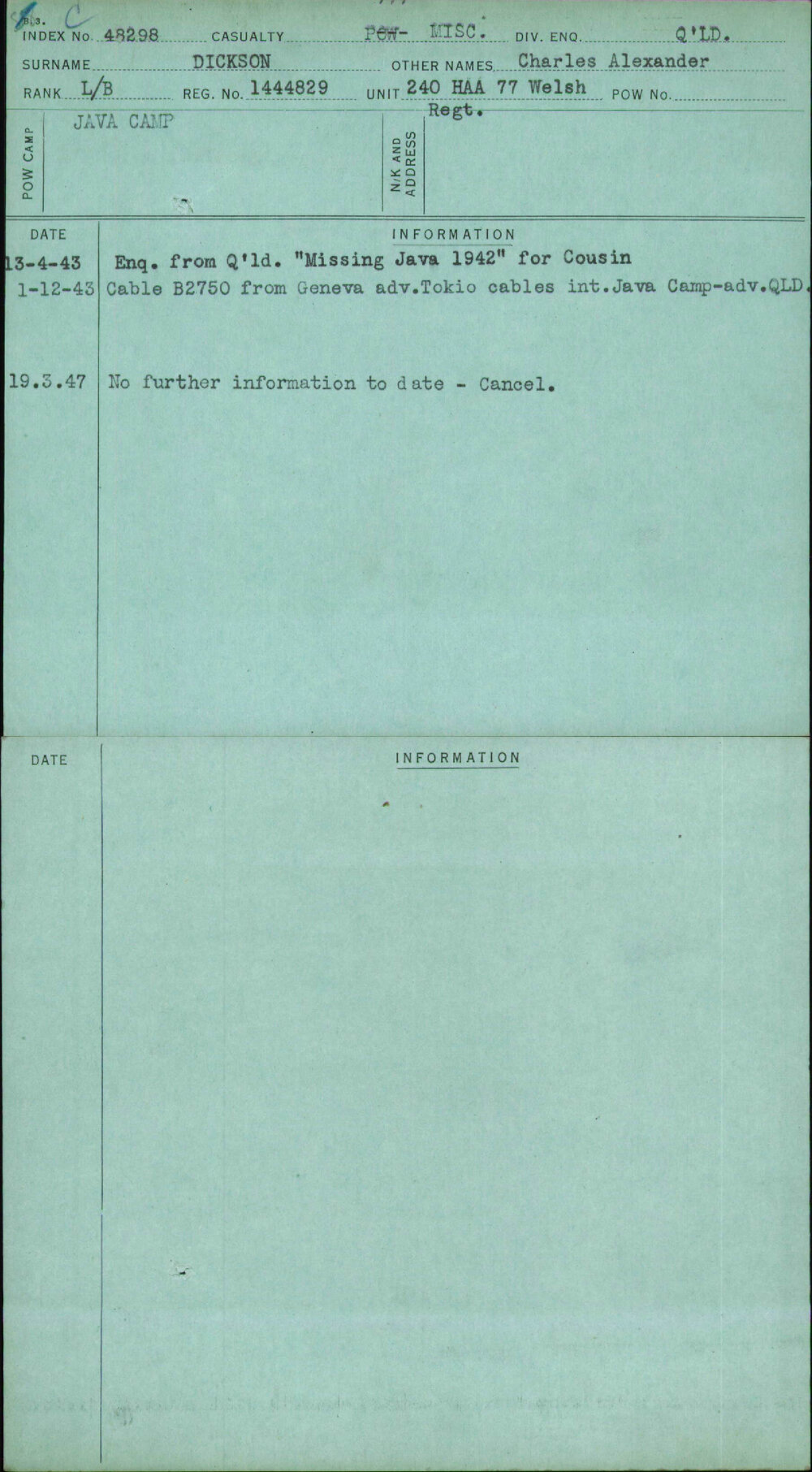 Dickson, Charles Alexander, 1444829