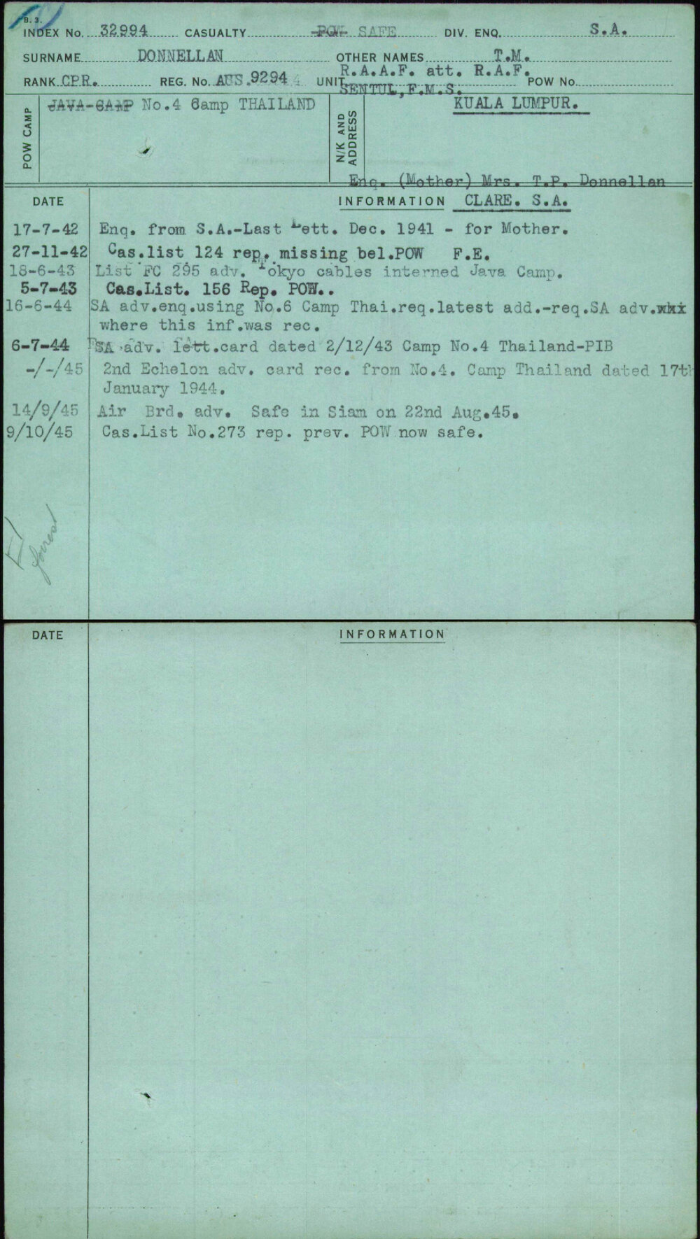 Donnellan, T M, Aus9294