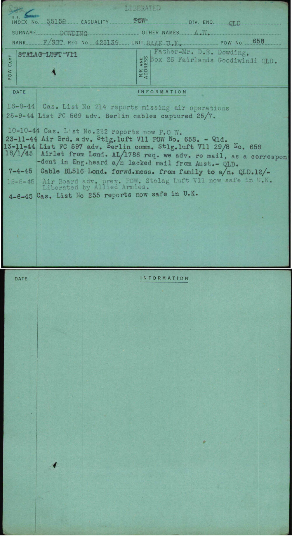 Dowding, A W, 425139