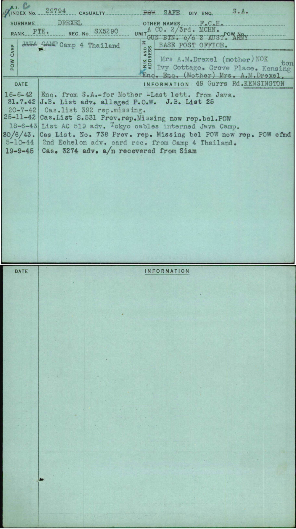 Drexel, F C H, SX5290