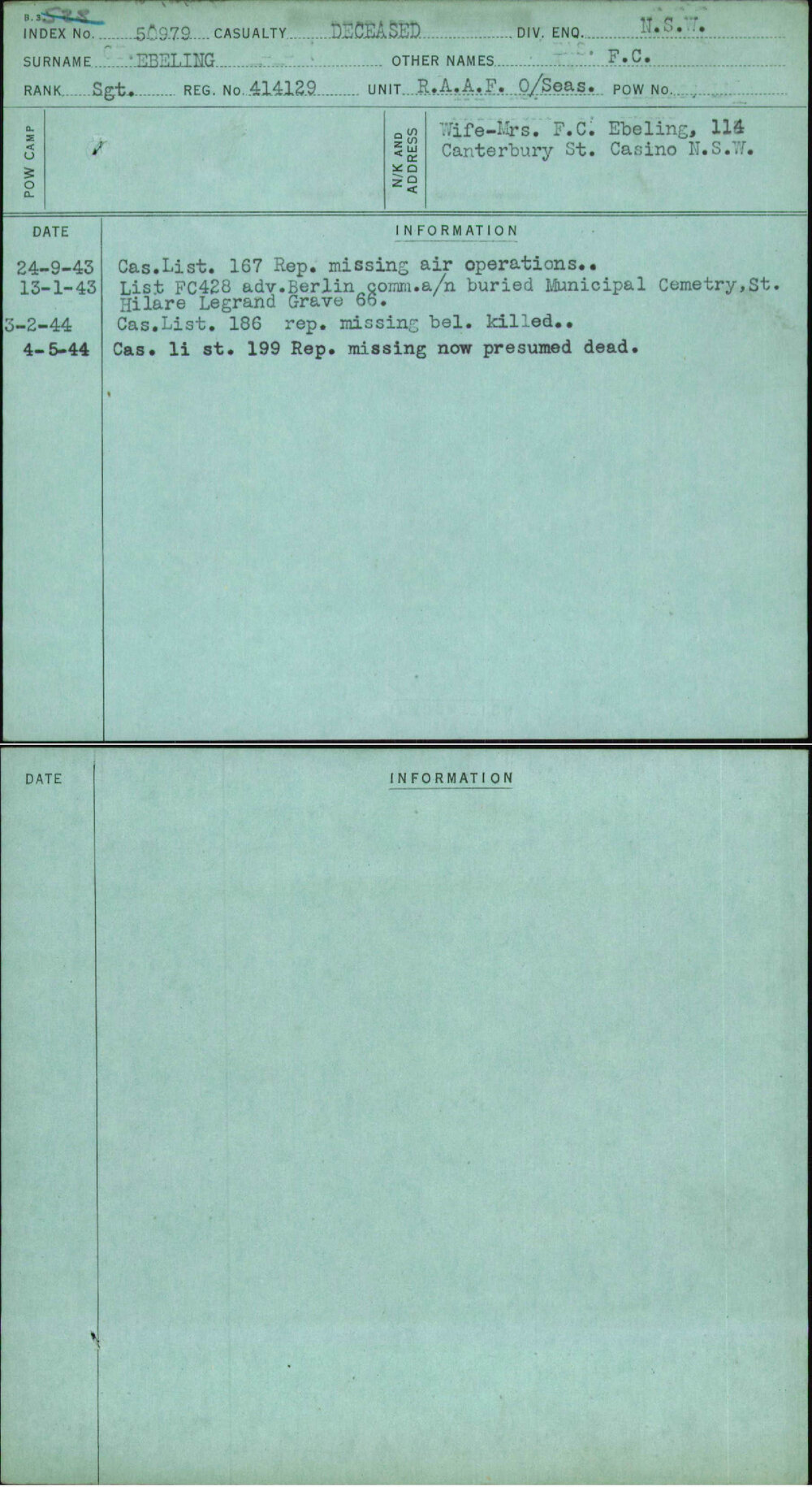 Ebeling, F C, 414129