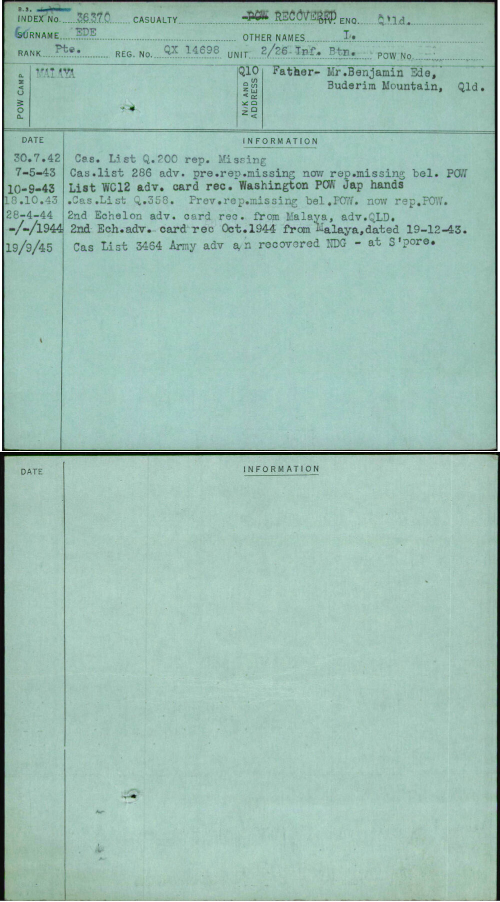 Ede, I, QX14698