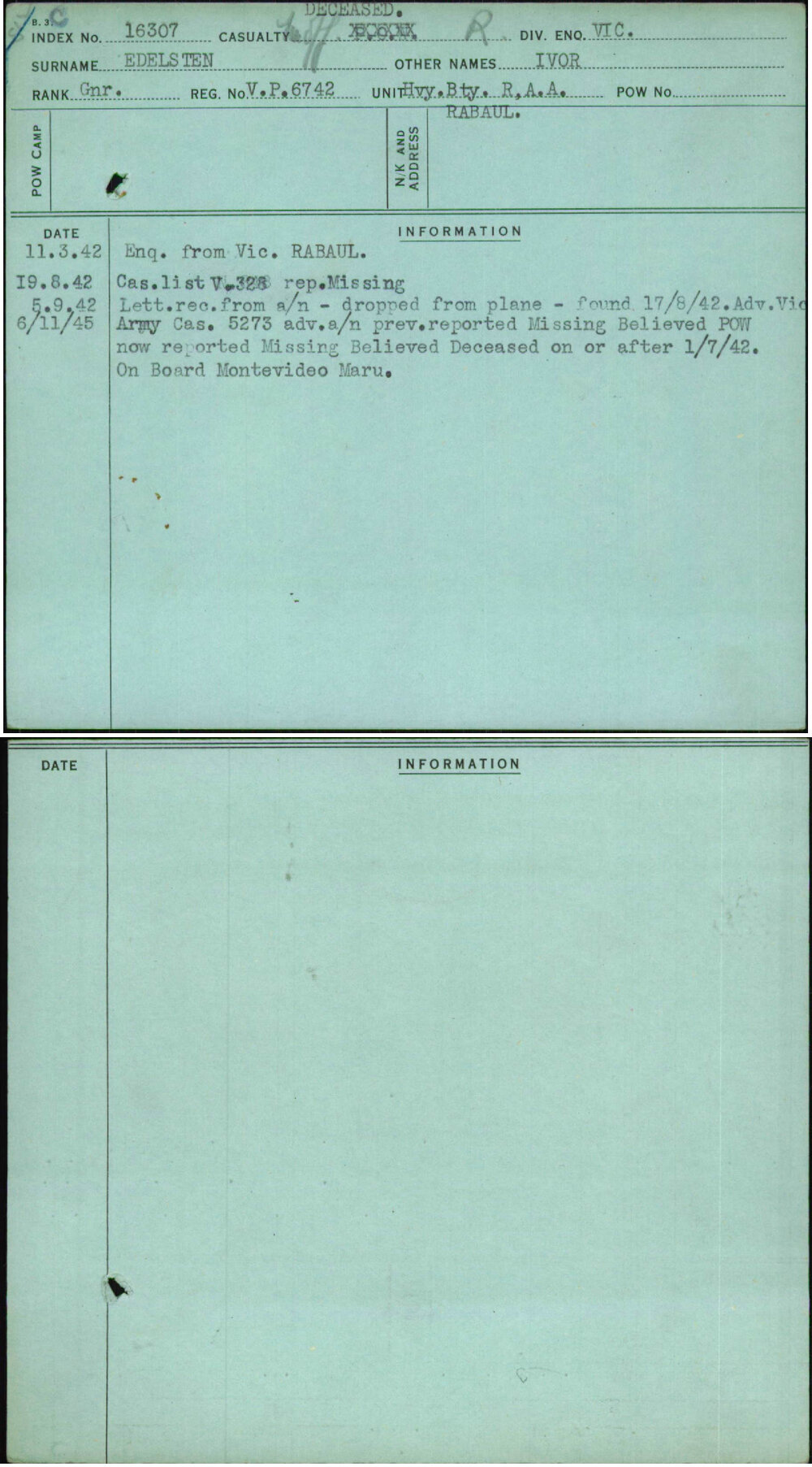 Edelsten, Ivor, Vp6742