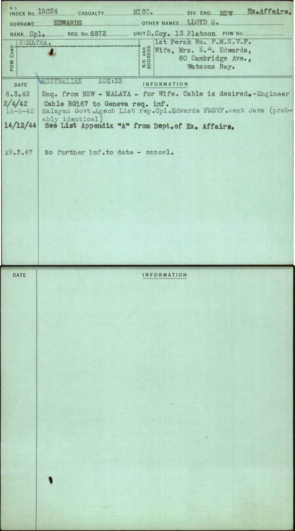 Edwards, Lloyd G, 6872