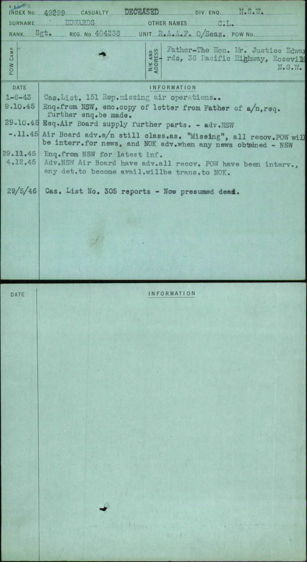 Edwards, C L, 404238