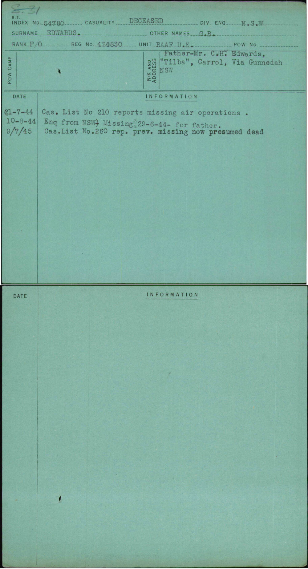 Edwards, G B, 424830