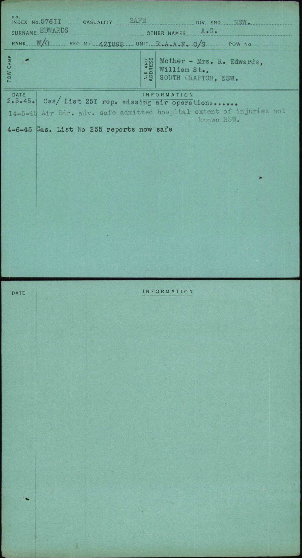 Edwards, A G, 421895