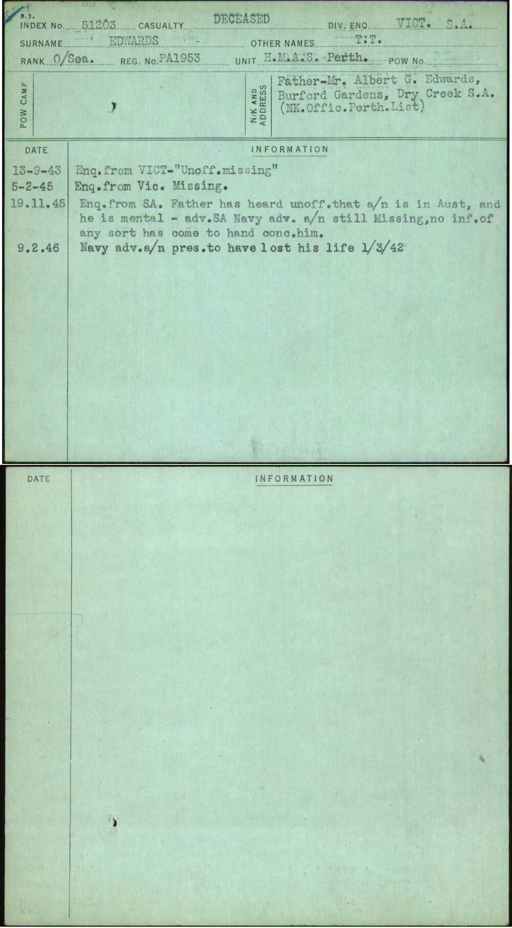 Edwards, T T, Pa1953