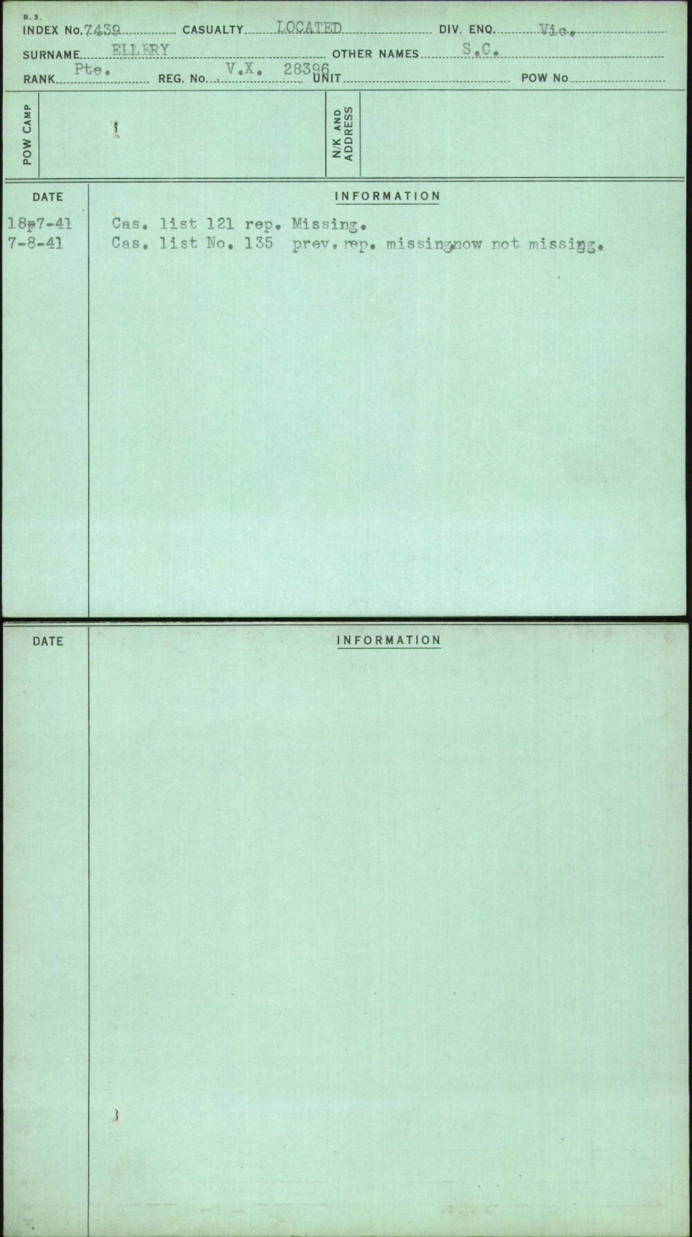 Ellery, S C, VX28396