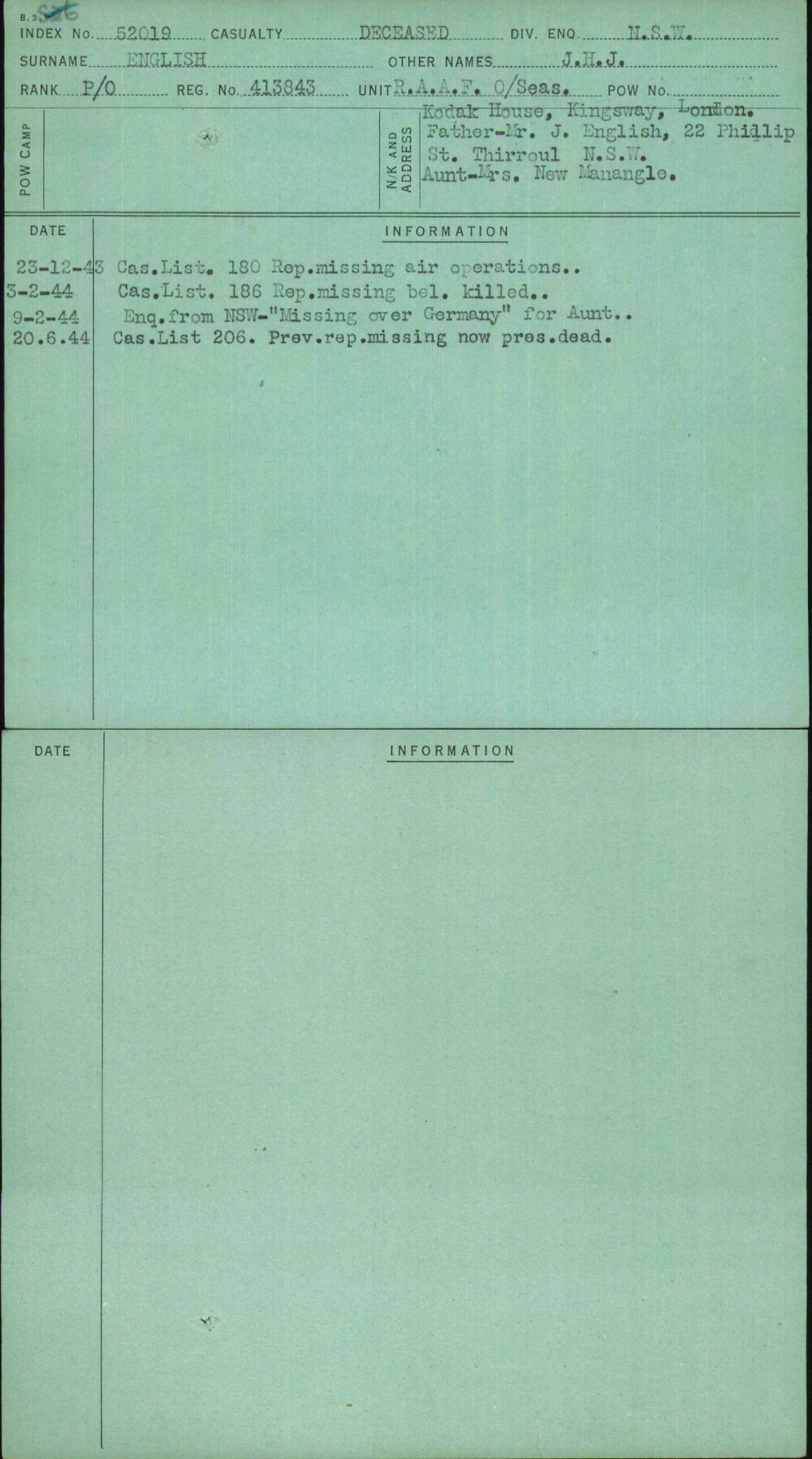 English, J H J, 413843