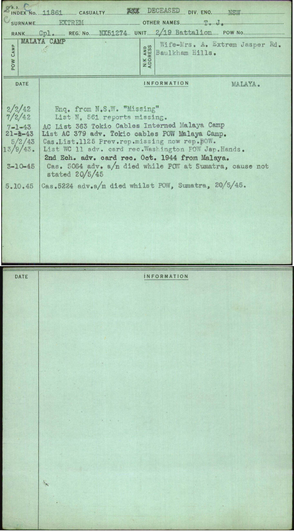 Extrem, T J, NX51274
