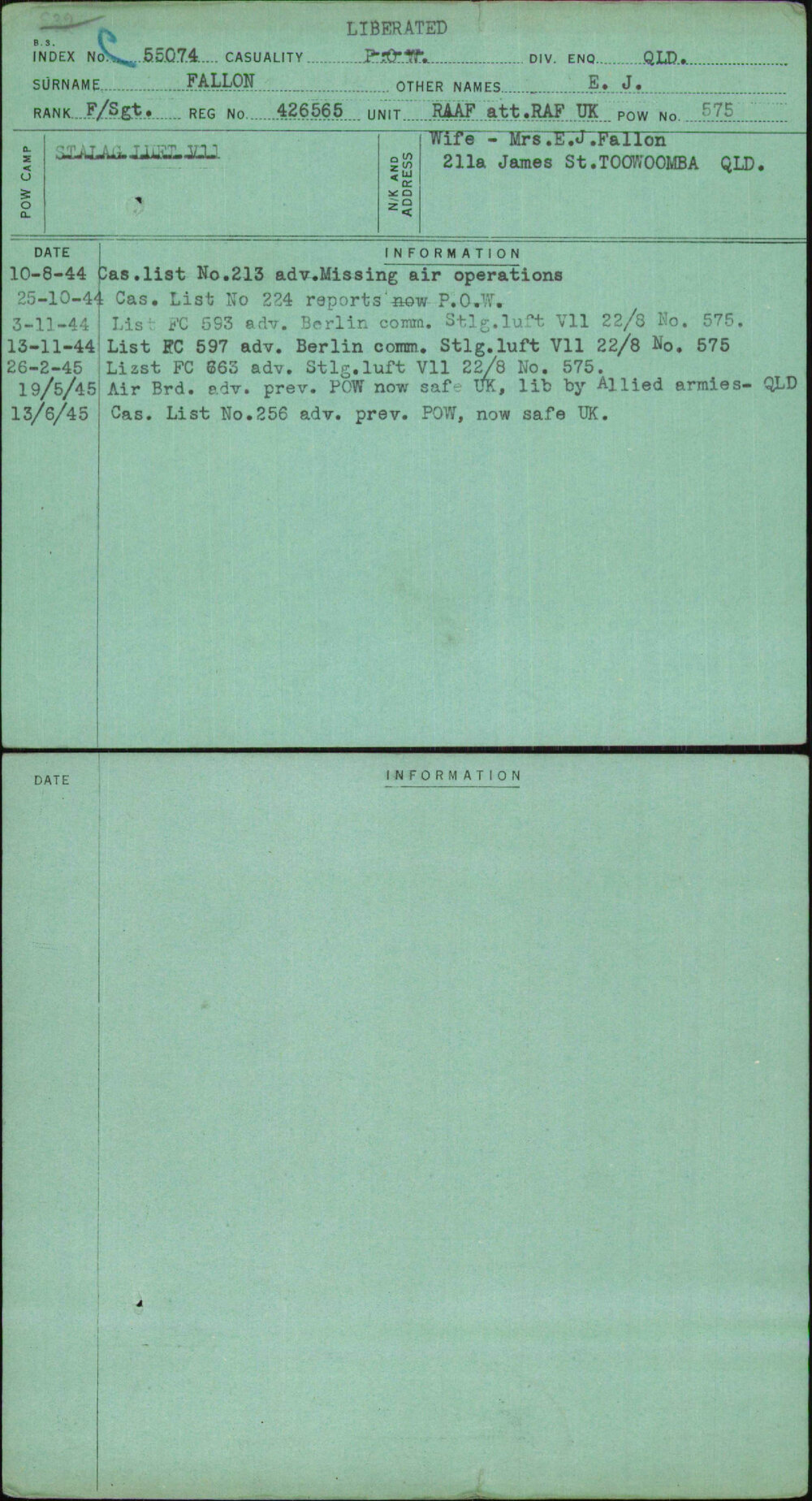 Fallon, E J, 426565