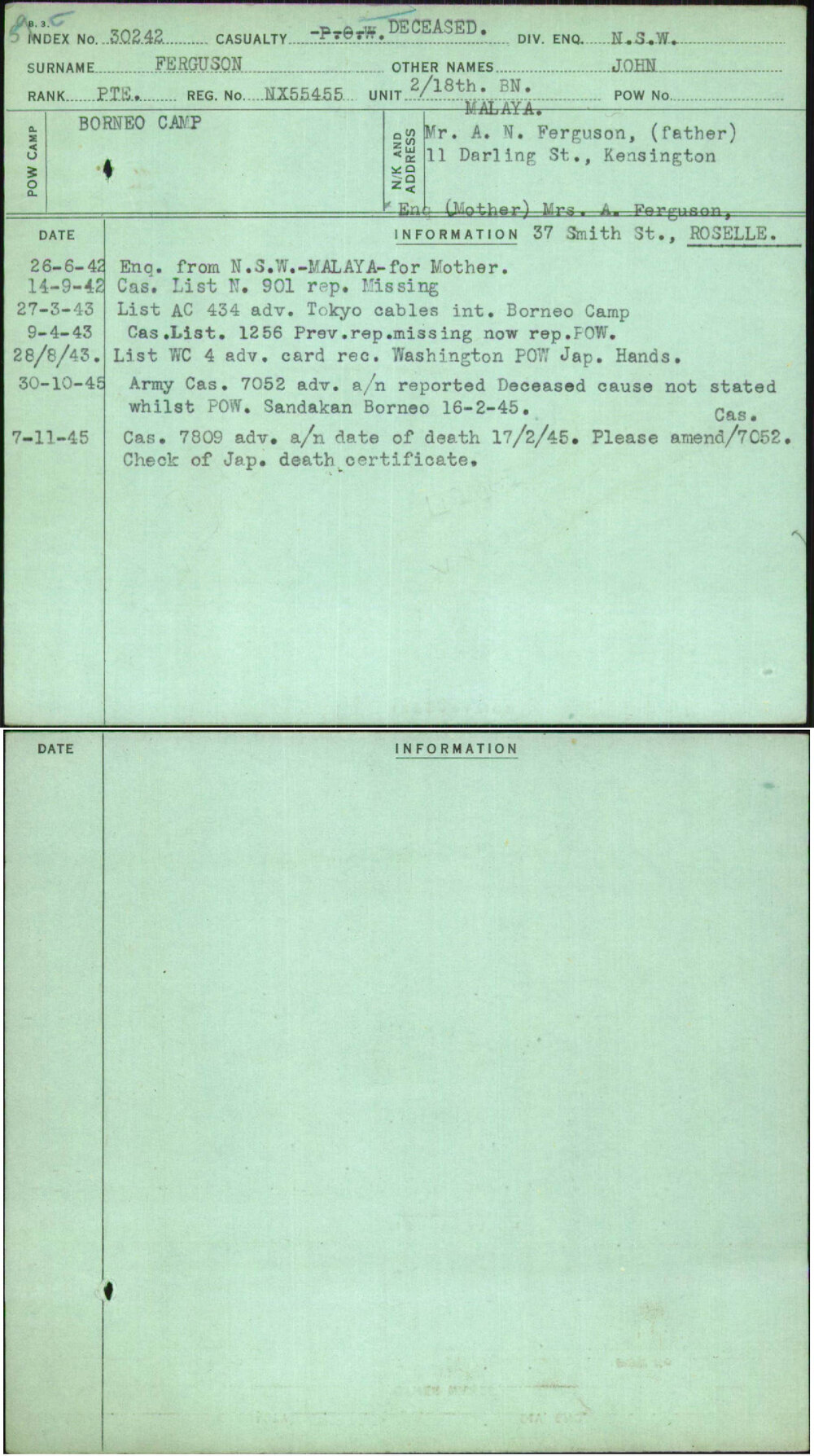 Ferguson, John, NX55455