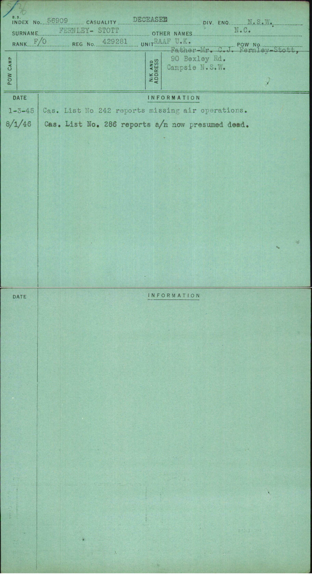 Fernley-Stott, N C, 429281