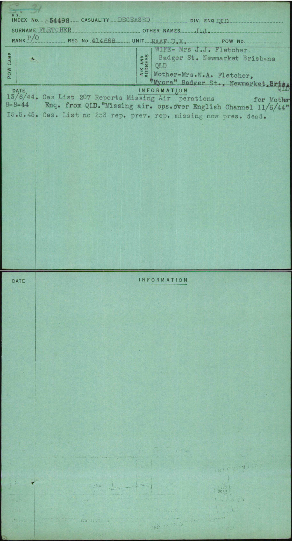 Fletcher, J J, 414668