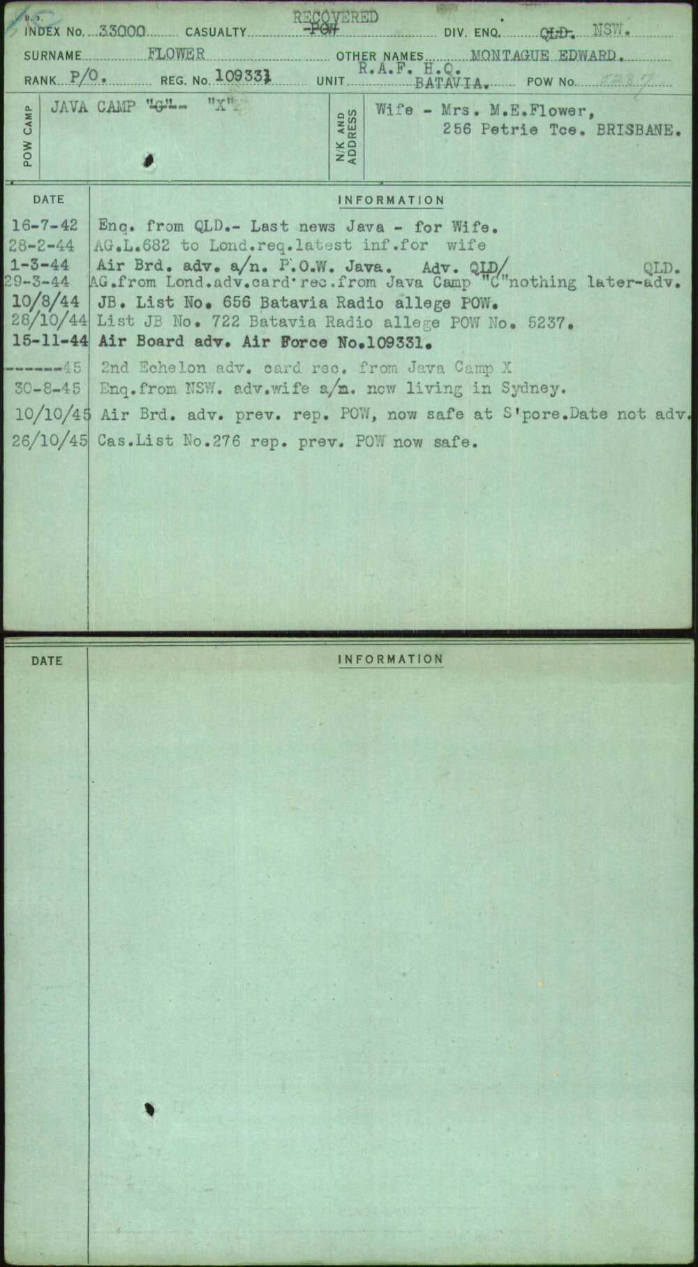 Flower, Montague Edward, 109331