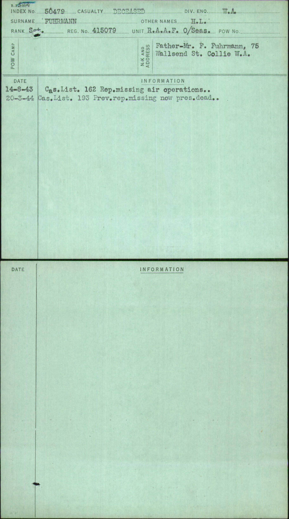 Fuhrmann, H L, 415079