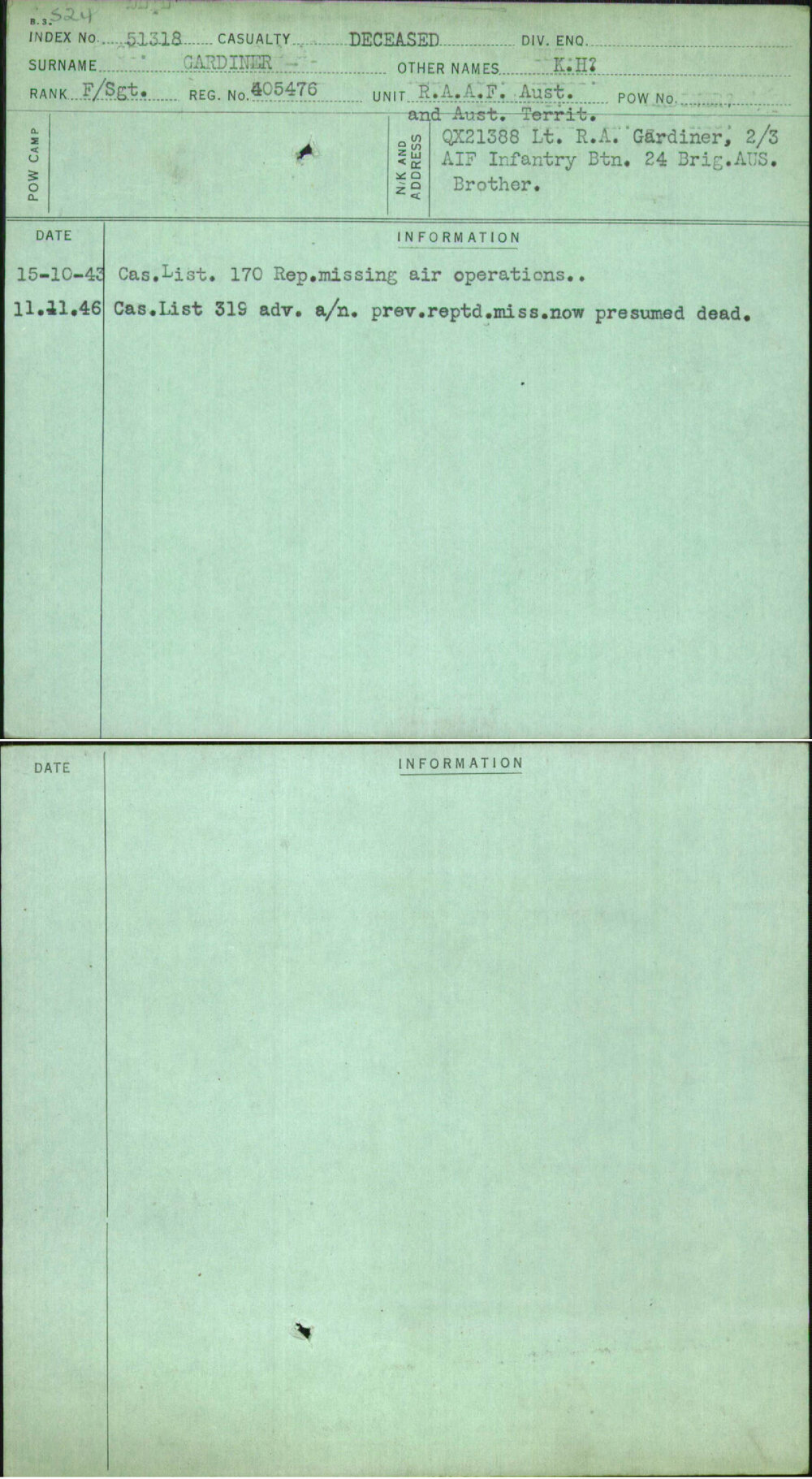 Gardiner, K H, 405476