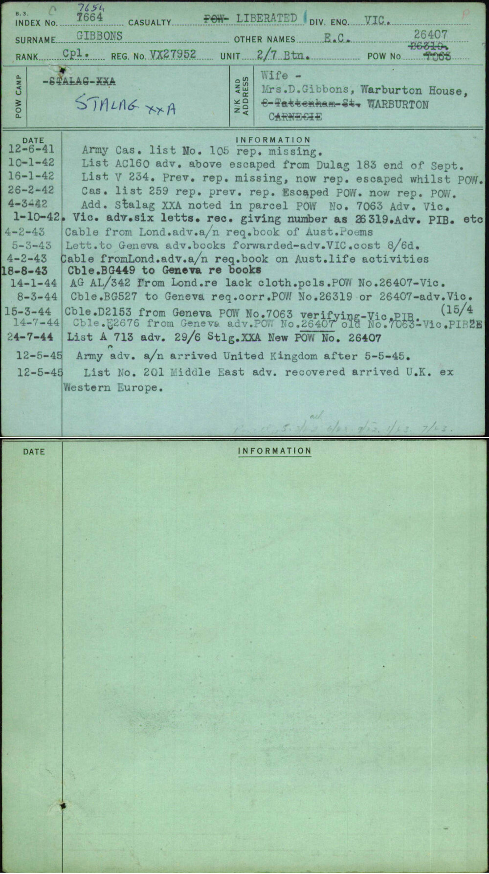 Gibbons, E C, VX27952