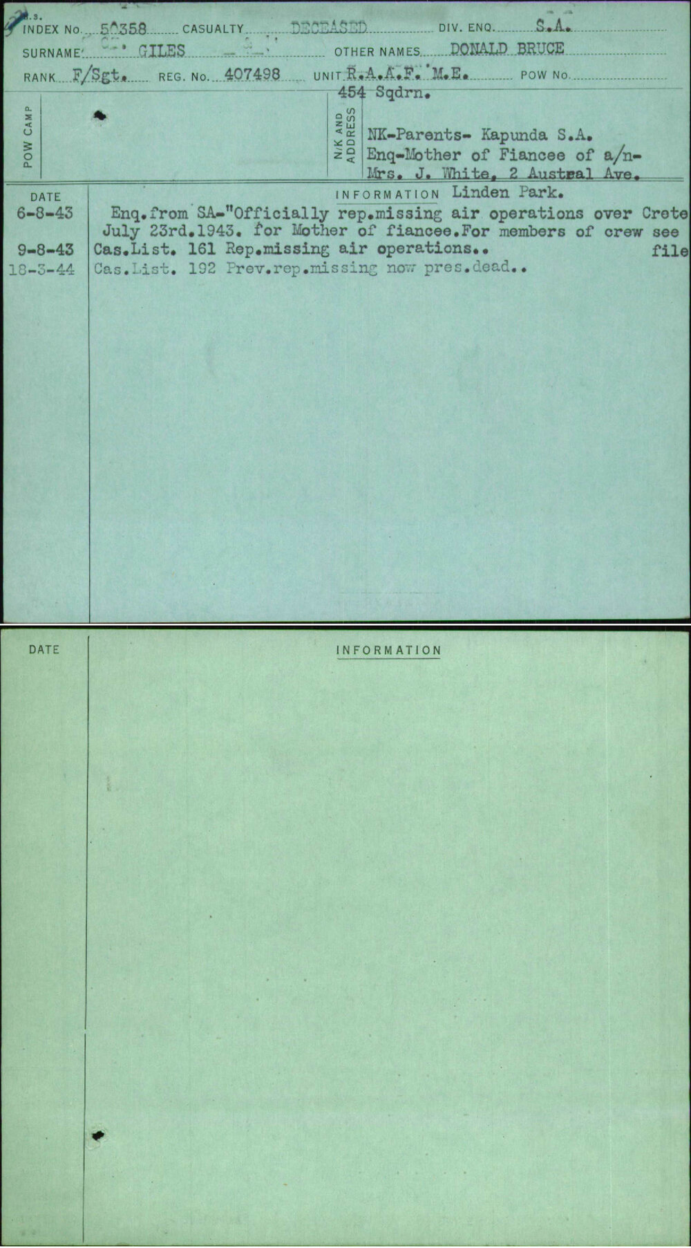 Giles, Donald Bruce, 407498